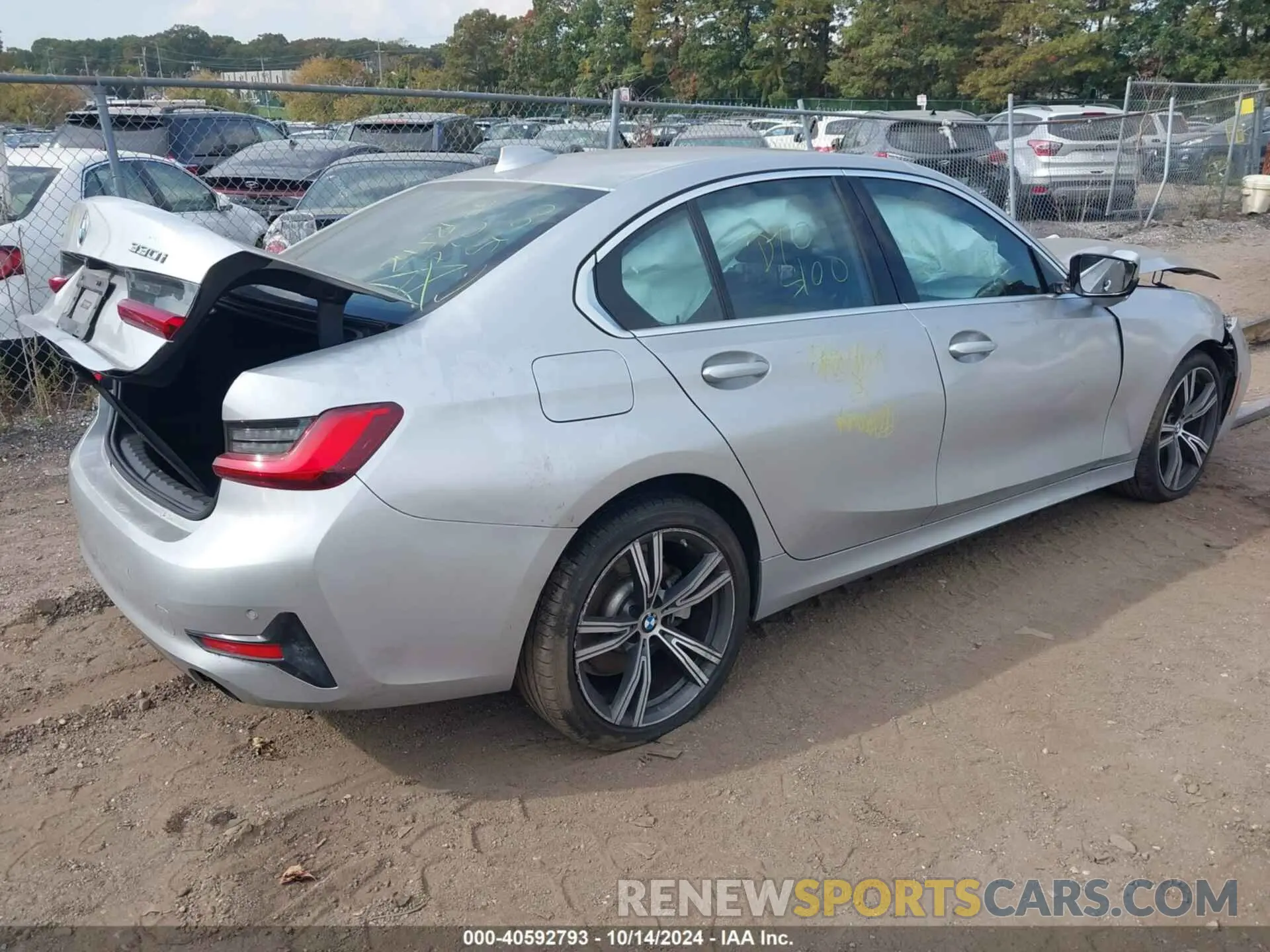 4 Photograph of a damaged car WBA5R7C09LFH53785 BMW 330I 2020