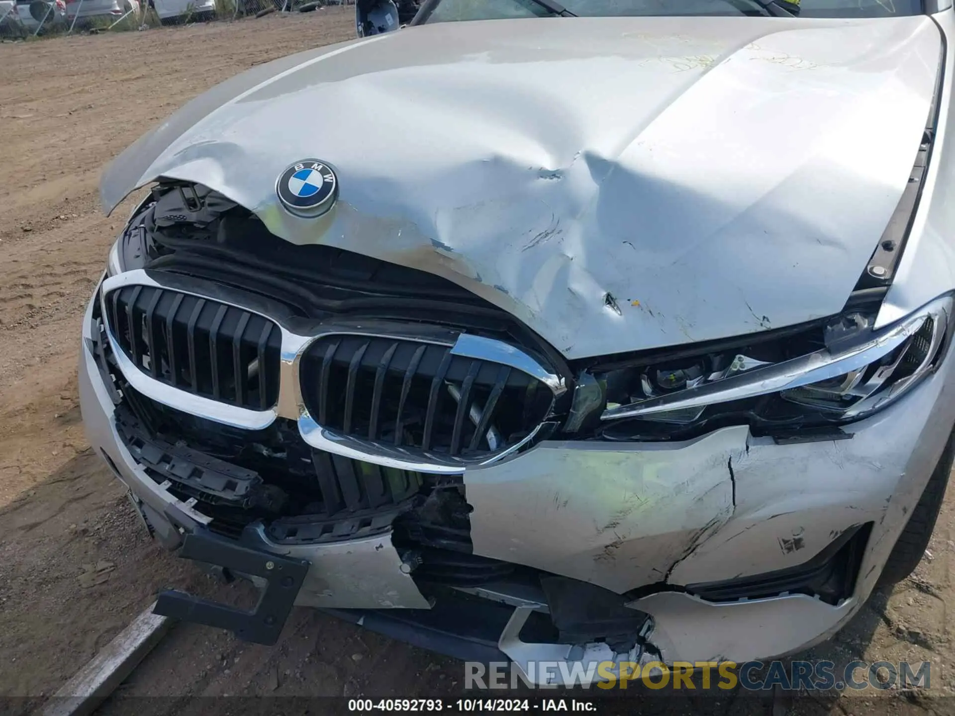 6 Photograph of a damaged car WBA5R7C09LFH53785 BMW 330I 2020