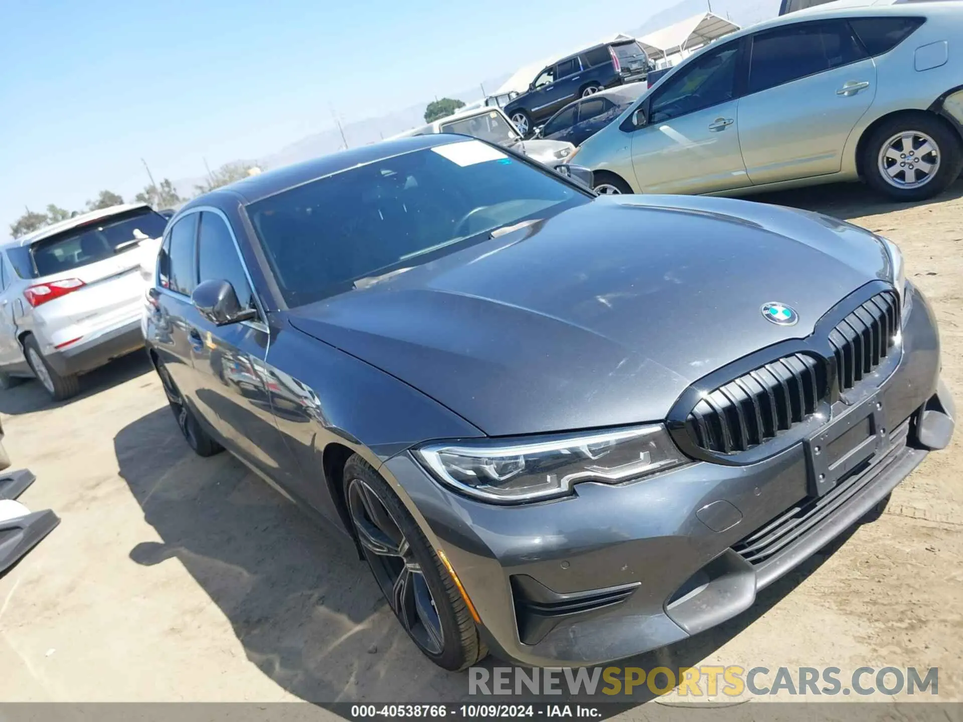 1 Photograph of a damaged car 3MW5R1J01M8B53950 BMW 330I 2021