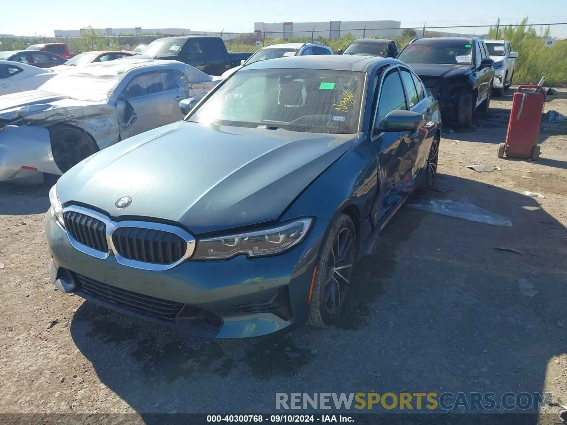 2 Photograph of a damaged car 3MW5R1J01M8B73194 BMW 330I 2021