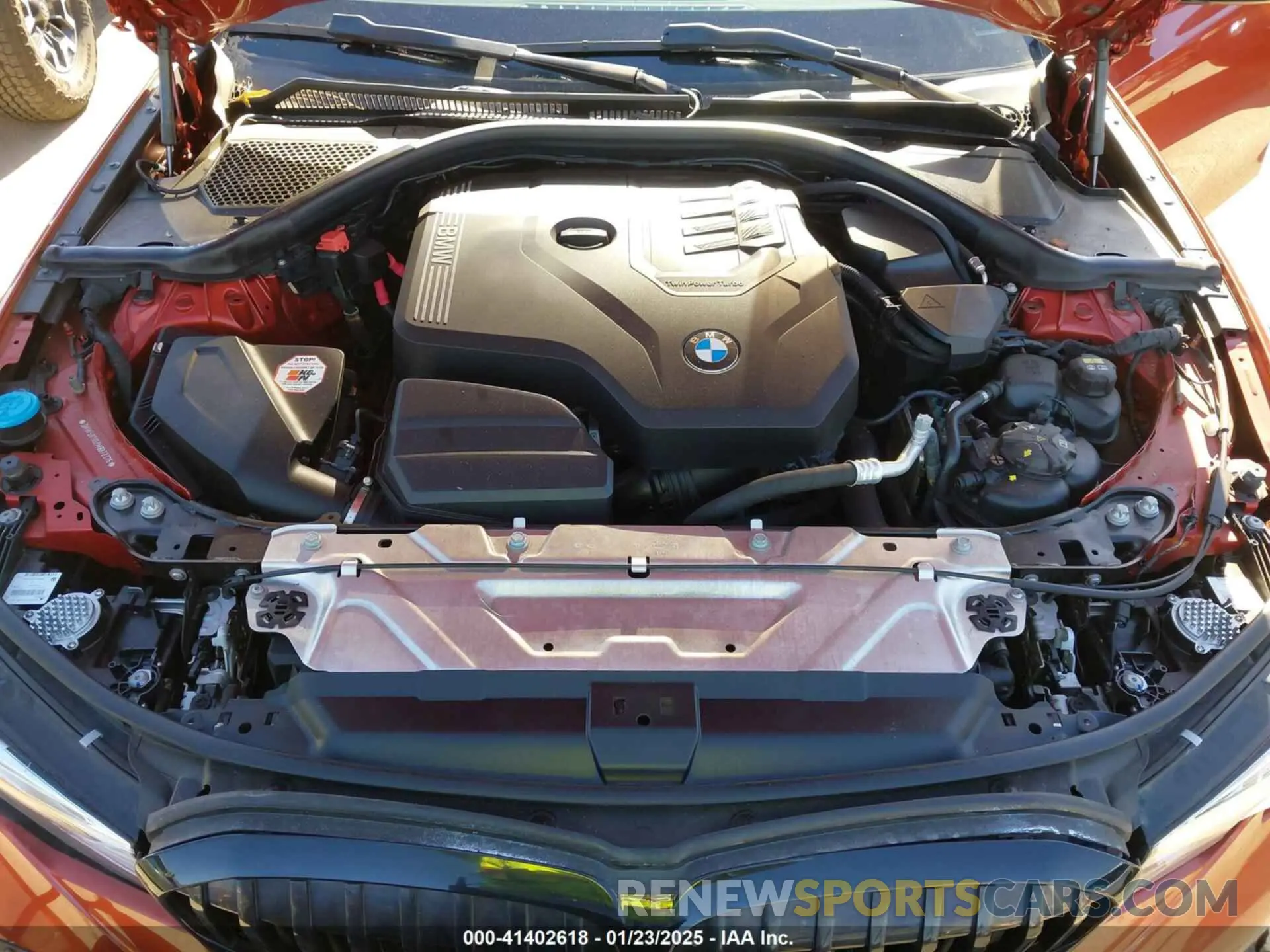 10 Photograph of a damaged car 3MW5R1J02M8B72376 BMW 330I 2021