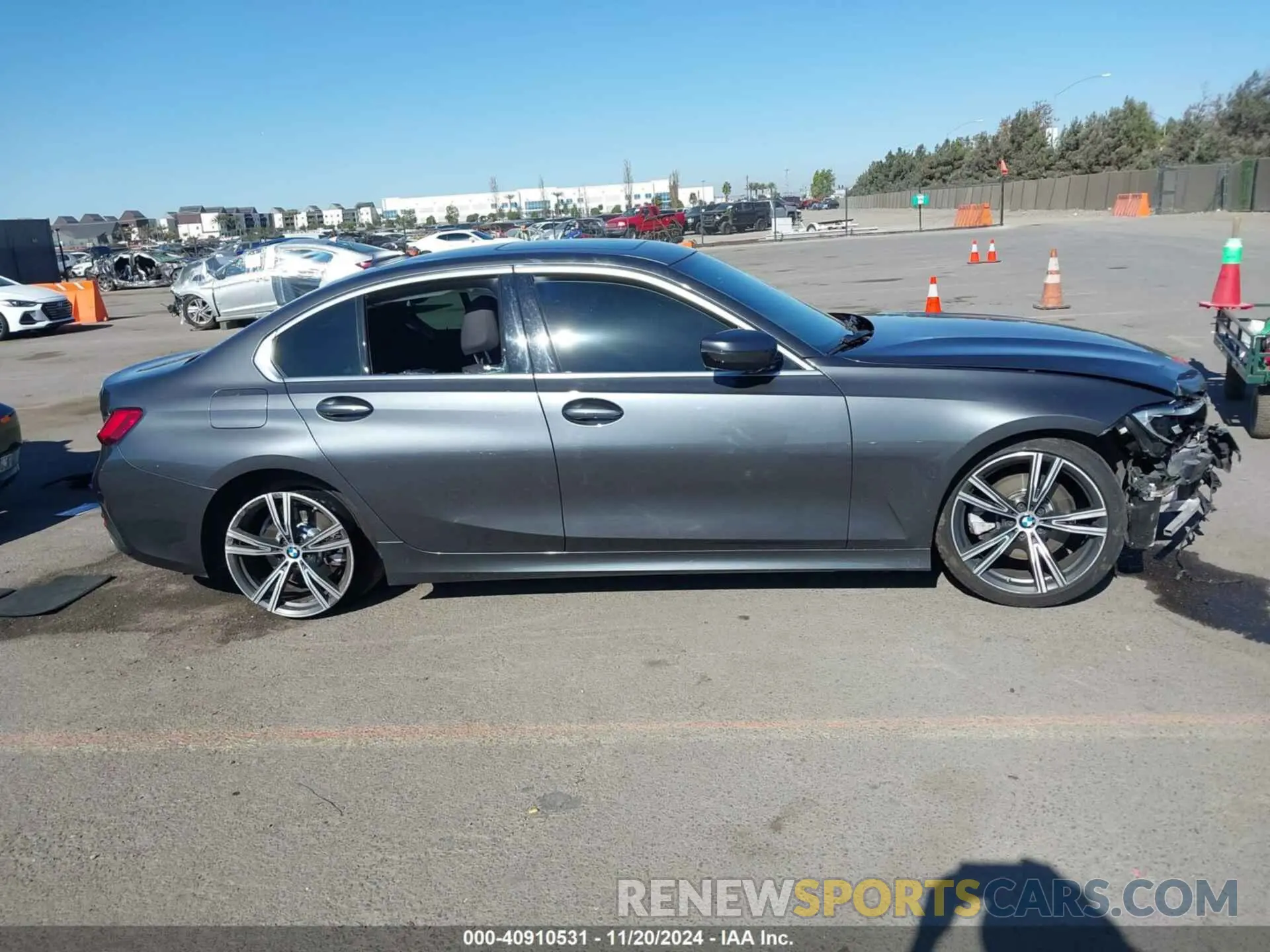 13 Photograph of a damaged car 3MW5R1J02M8B88996 BMW 330I 2021
