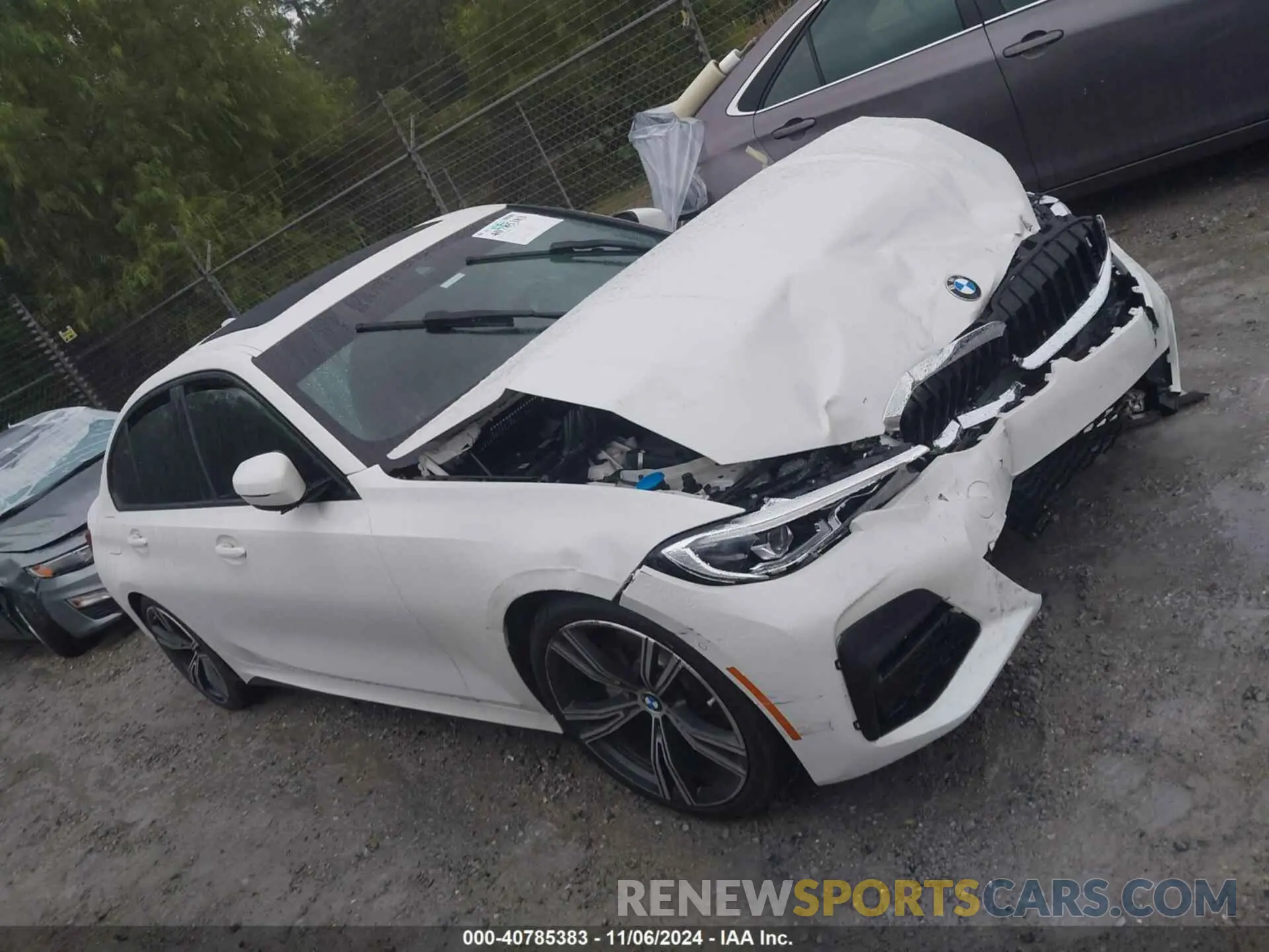 13 Photograph of a damaged car 3MW5R1J03M8B54811 BMW 330I 2021