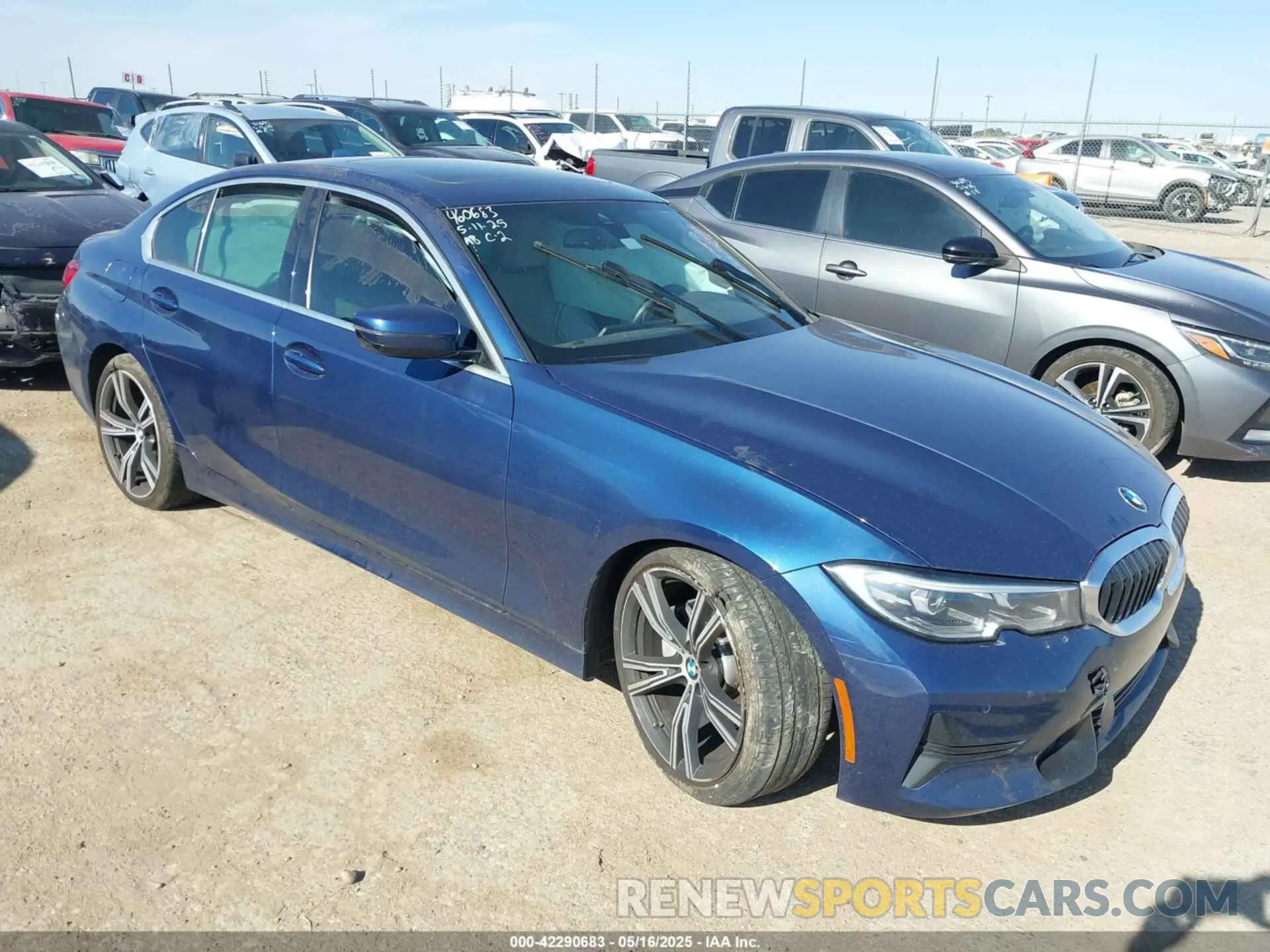 1 Photograph of a damaged car 3MW5R1J03M8B71429 BMW 330I 2021
