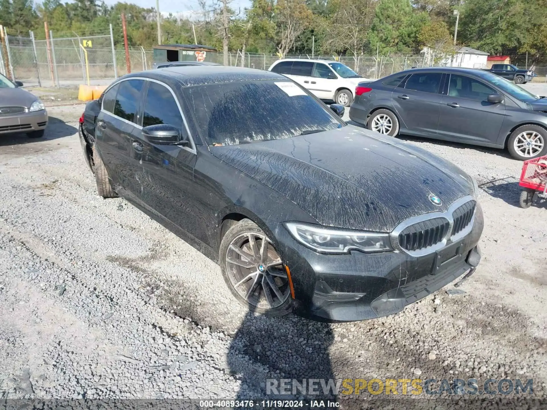1 Photograph of a damaged car 3MW5R1J03M8B88196 BMW 330I 2021