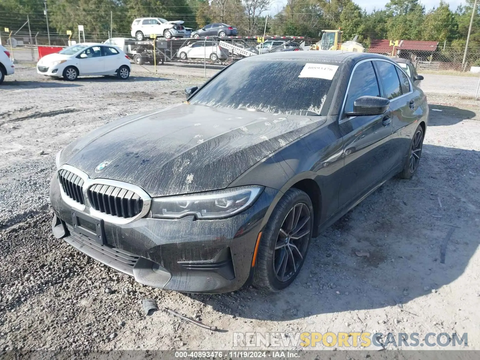2 Photograph of a damaged car 3MW5R1J03M8B88196 BMW 330I 2021