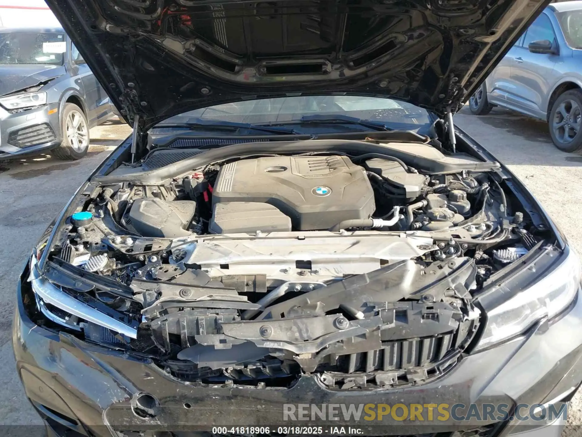 10 Photograph of a damaged car 3MW5R1J05M8B84800 BMW 330I 2021
