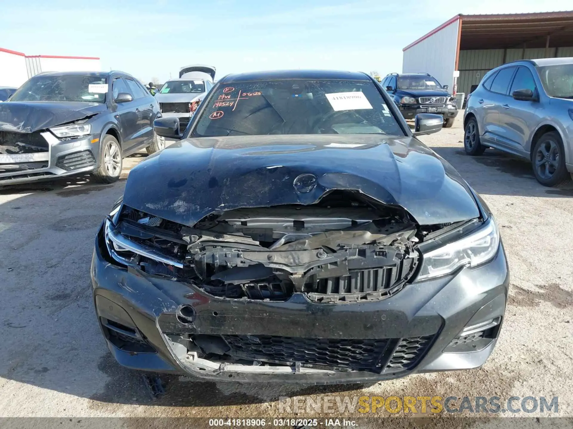 12 Photograph of a damaged car 3MW5R1J05M8B84800 BMW 330I 2021