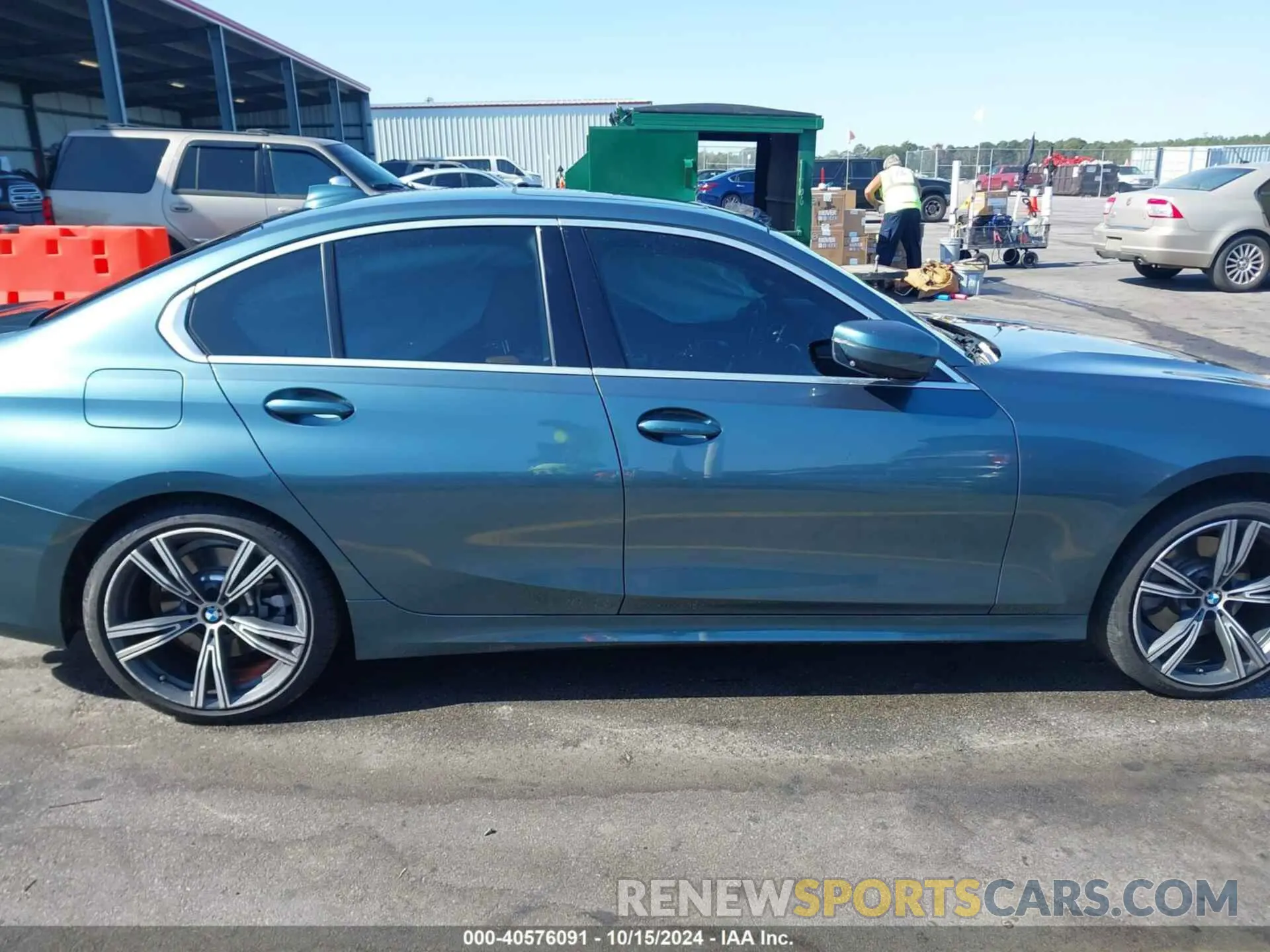 13 Photograph of a damaged car 3MW5R1J07M8B80117 BMW 330I 2021