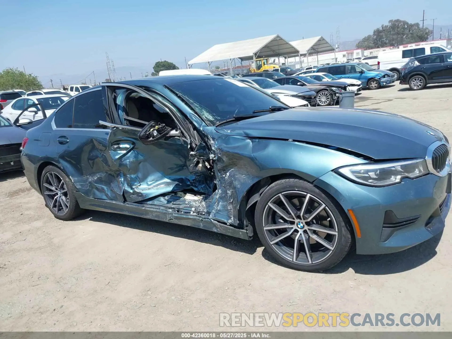 13 Photograph of a damaged car 3MW5R1J07M8B97158 BMW 330I 2021