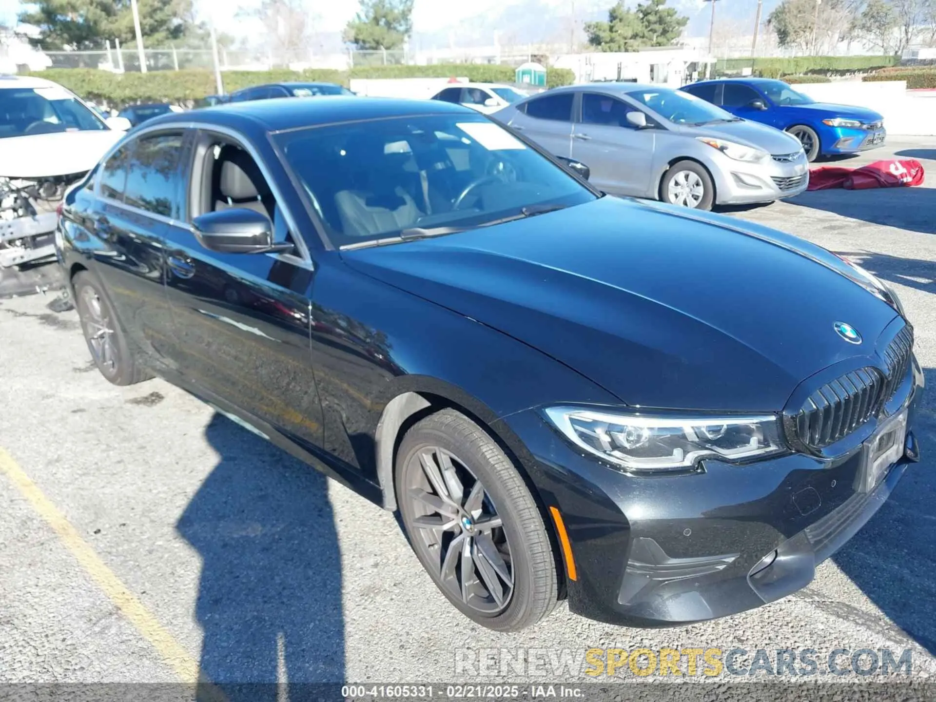 1 Photograph of a damaged car 3MW5R1J08M8B51760 BMW 330I 2021