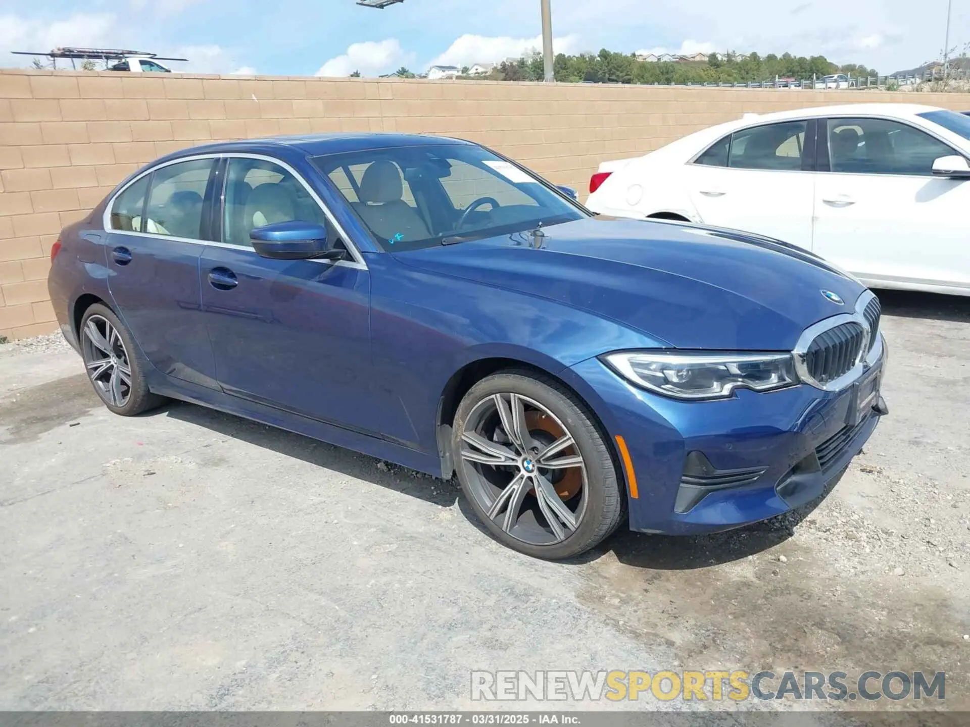 1 Photograph of a damaged car 3MW5R1J08M8B68283 BMW 330I 2021