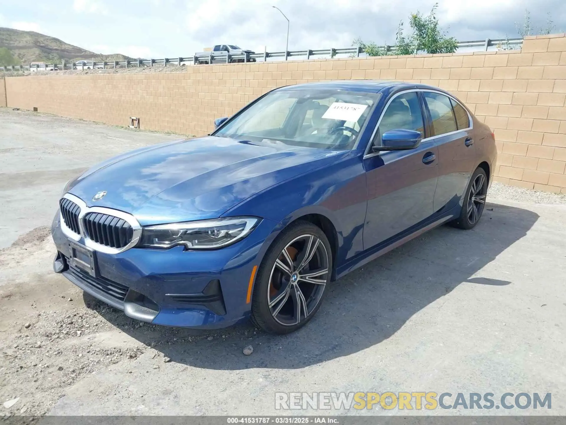 2 Photograph of a damaged car 3MW5R1J08M8B68283 BMW 330I 2021