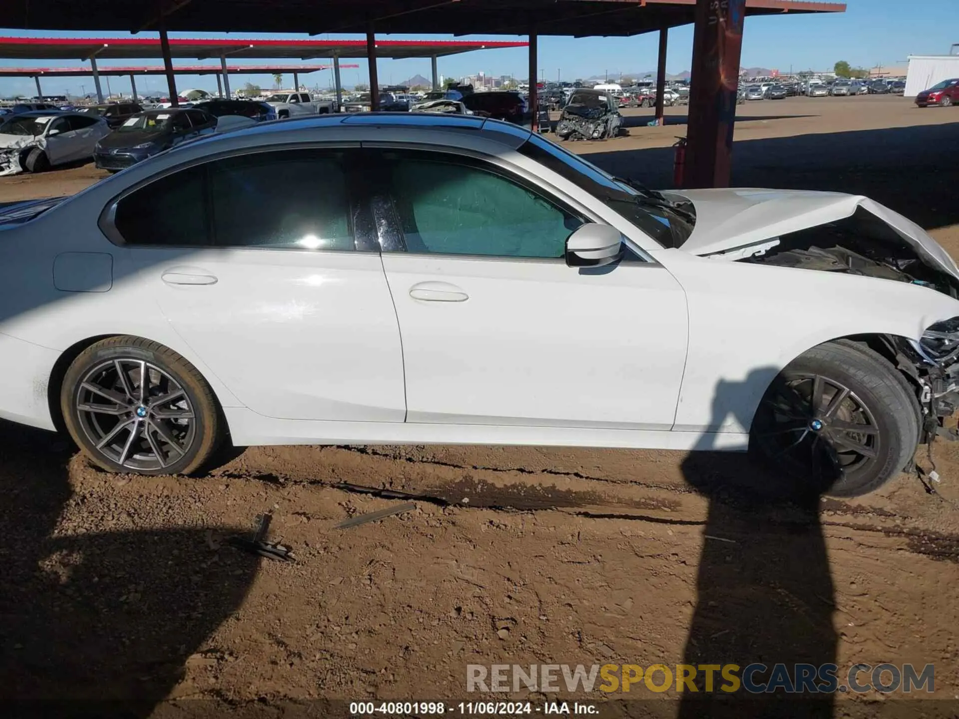 13 Photograph of a damaged car 3MW5R1J0XM8B79981 BMW 330I 2021
