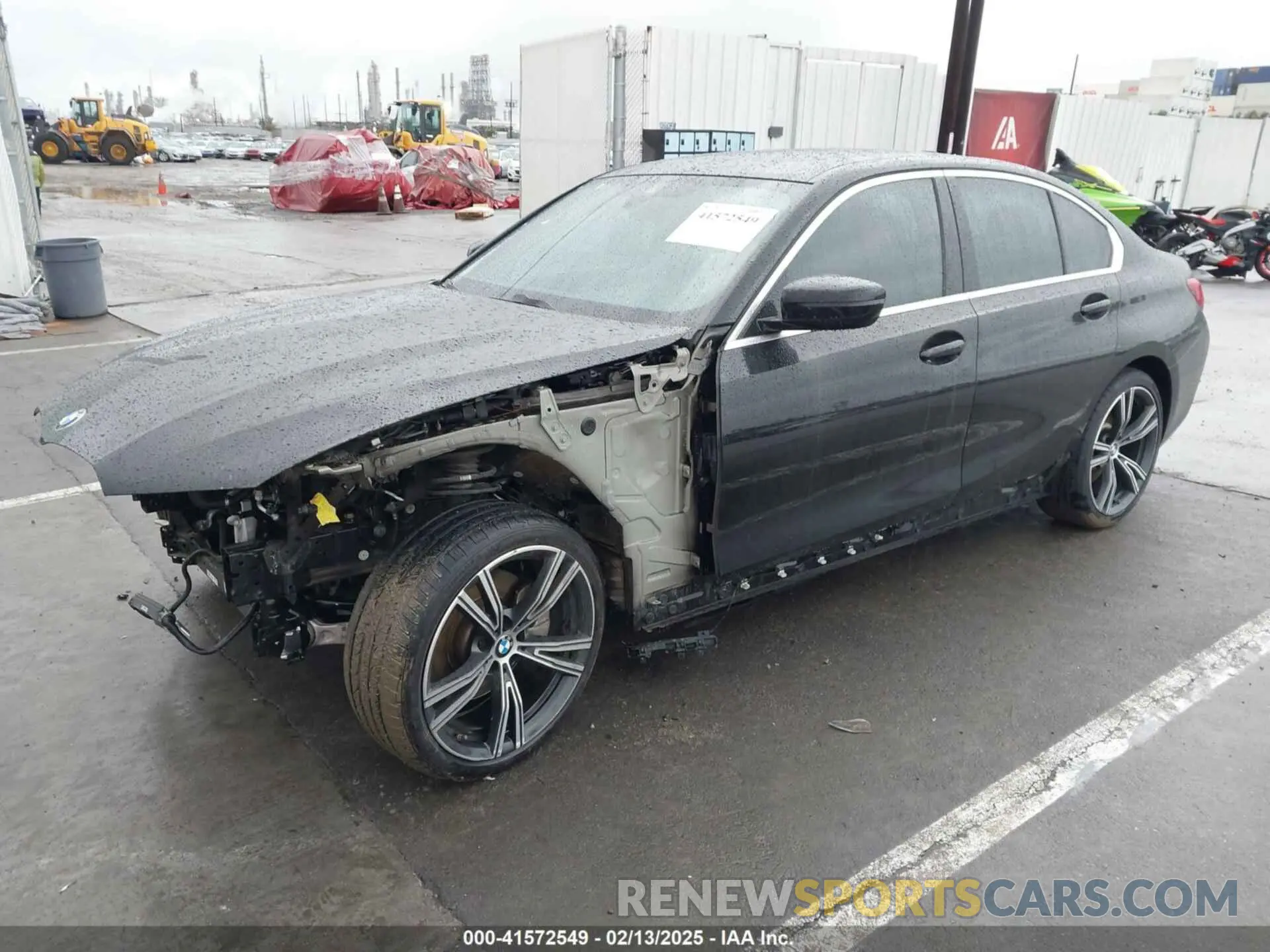 2 Photograph of a damaged car 3MW5R1J0XM8C18729 BMW 330I 2021