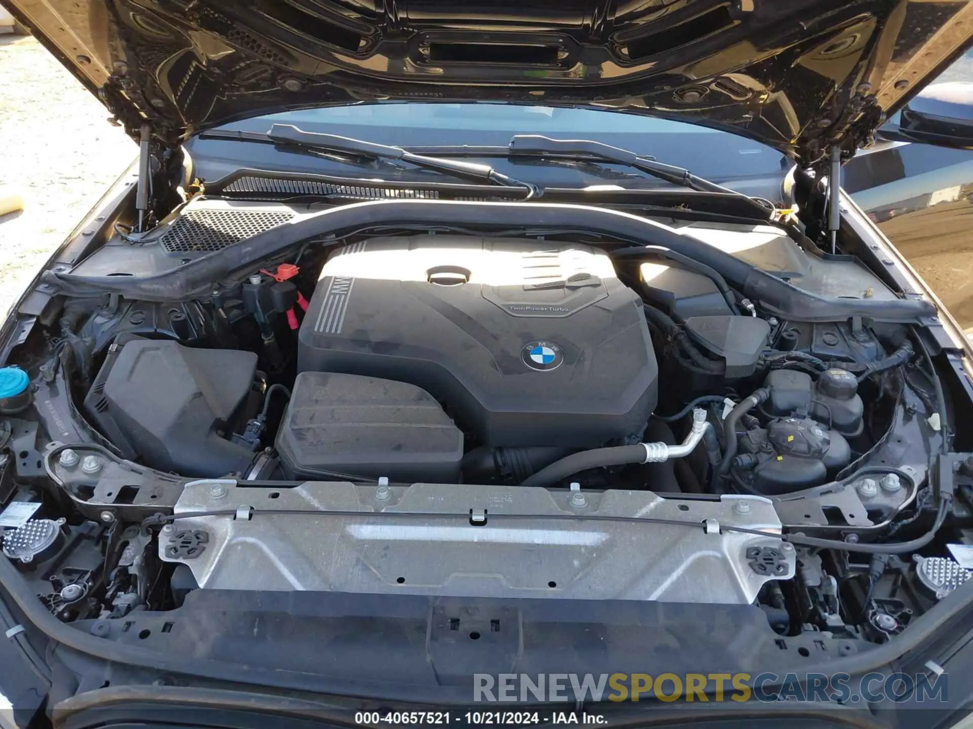 10 Photograph of a damaged car 3MW5R7J00M8B60634 BMW 330I 2021