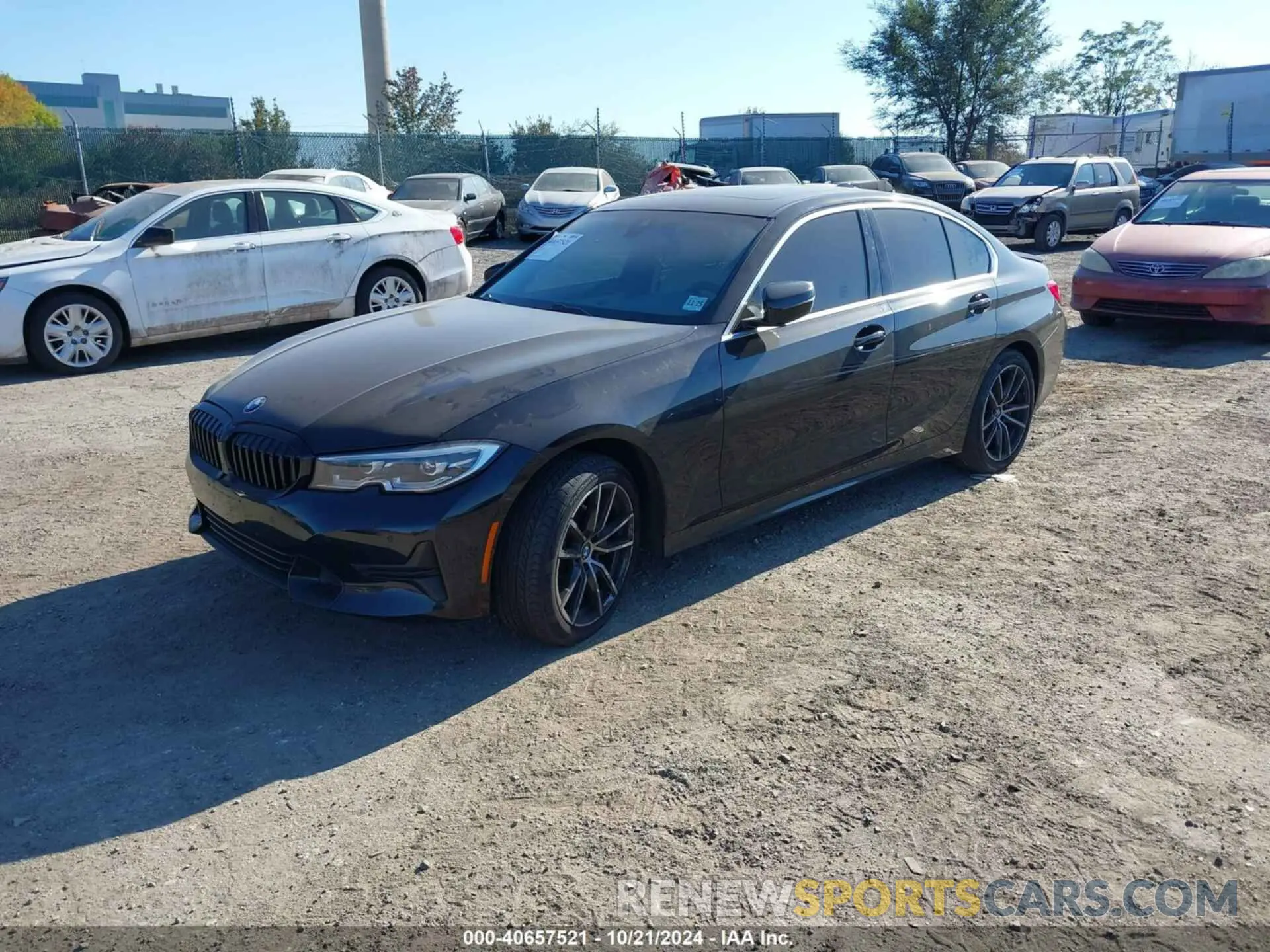 2 Photograph of a damaged car 3MW5R7J00M8B60634 BMW 330I 2021