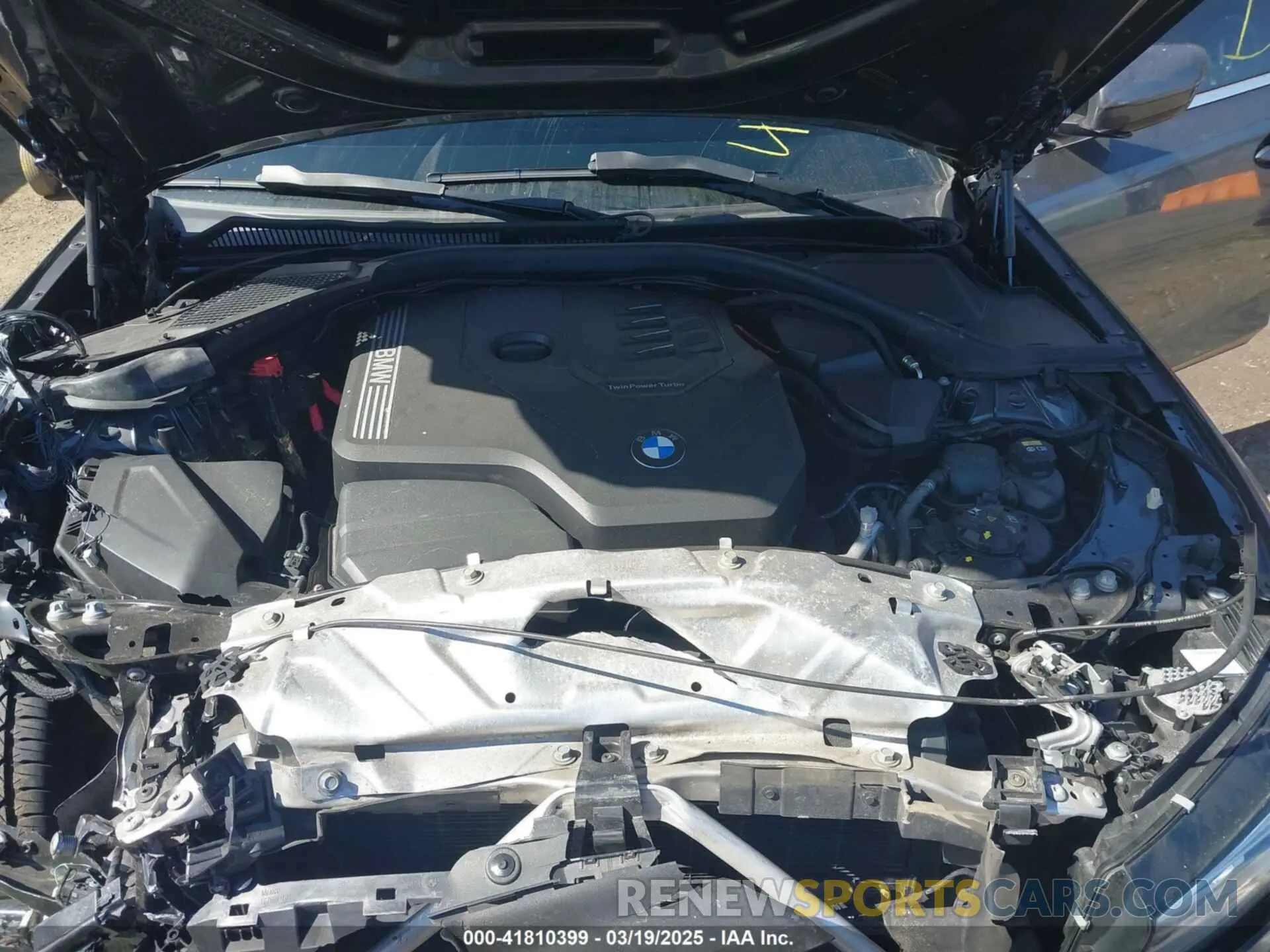 10 Photograph of a damaged car 3MW5R7J00M8B97750 BMW 330I 2021