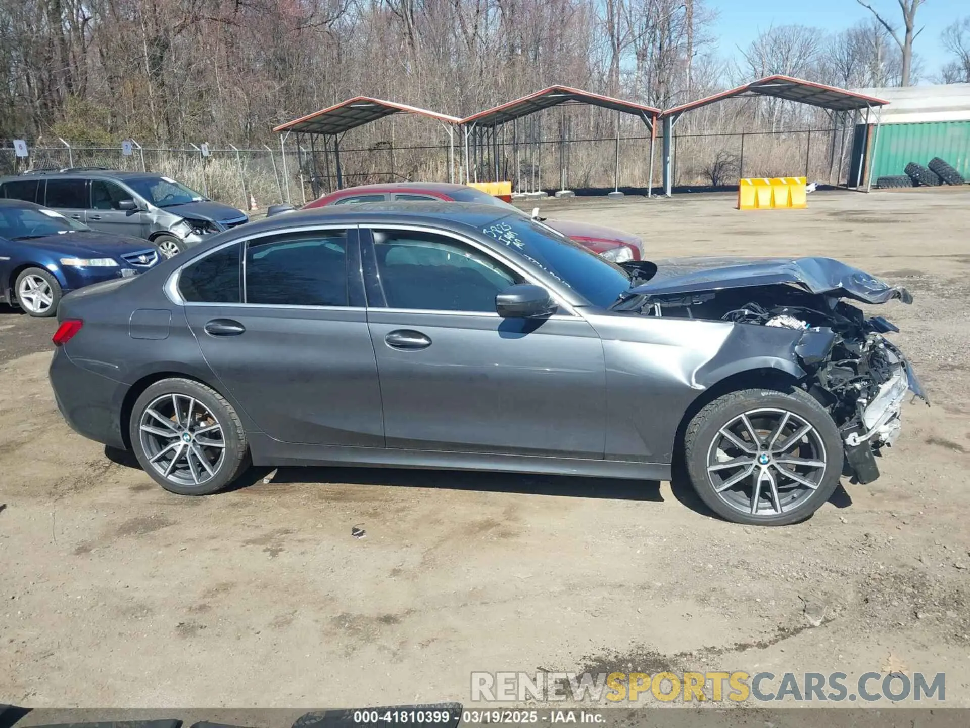 13 Photograph of a damaged car 3MW5R7J00M8B97750 BMW 330I 2021