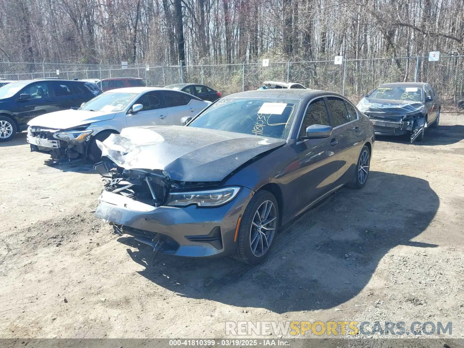 2 Photograph of a damaged car 3MW5R7J00M8B97750 BMW 330I 2021