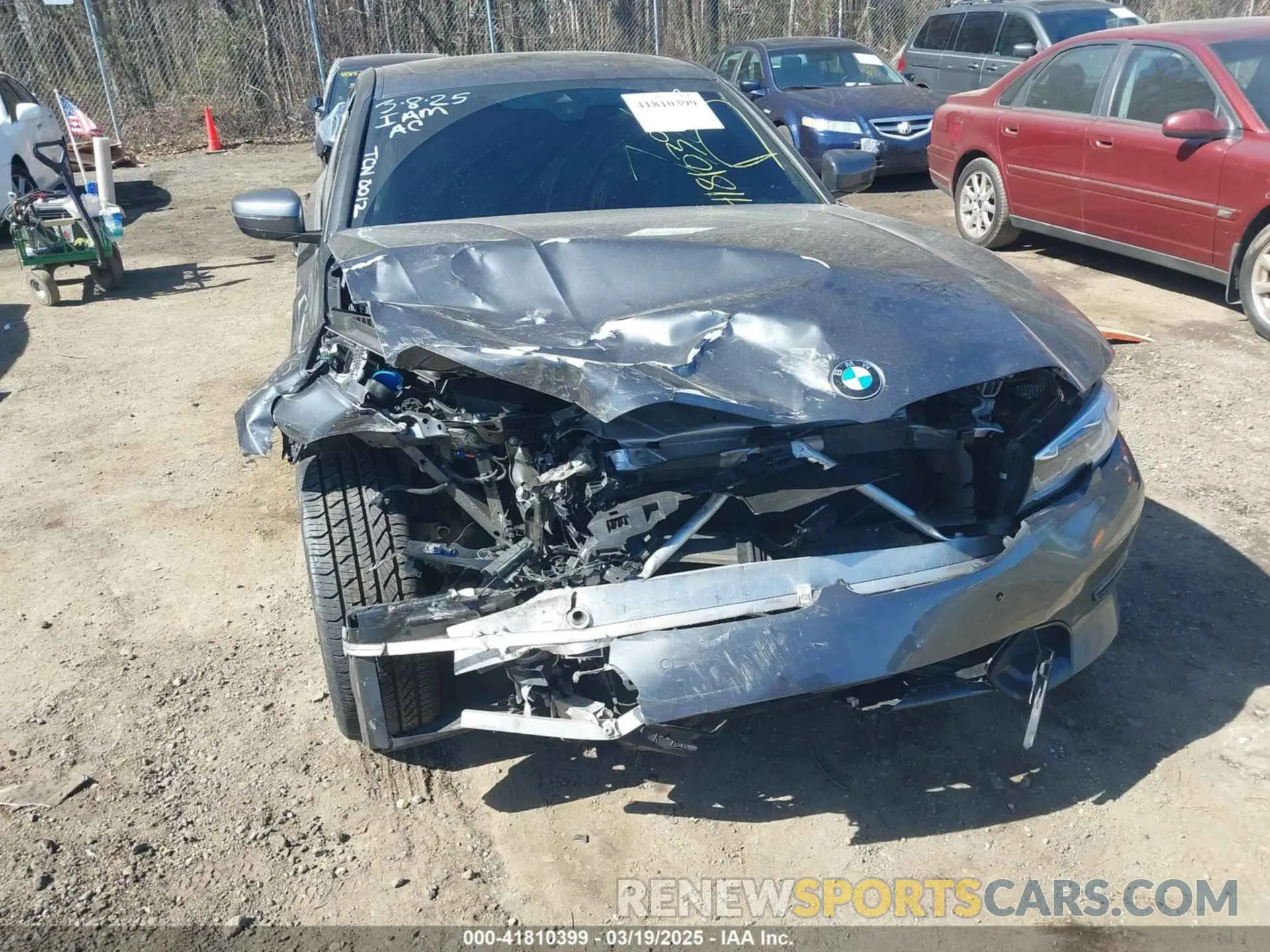 6 Photograph of a damaged car 3MW5R7J00M8B97750 BMW 330I 2021