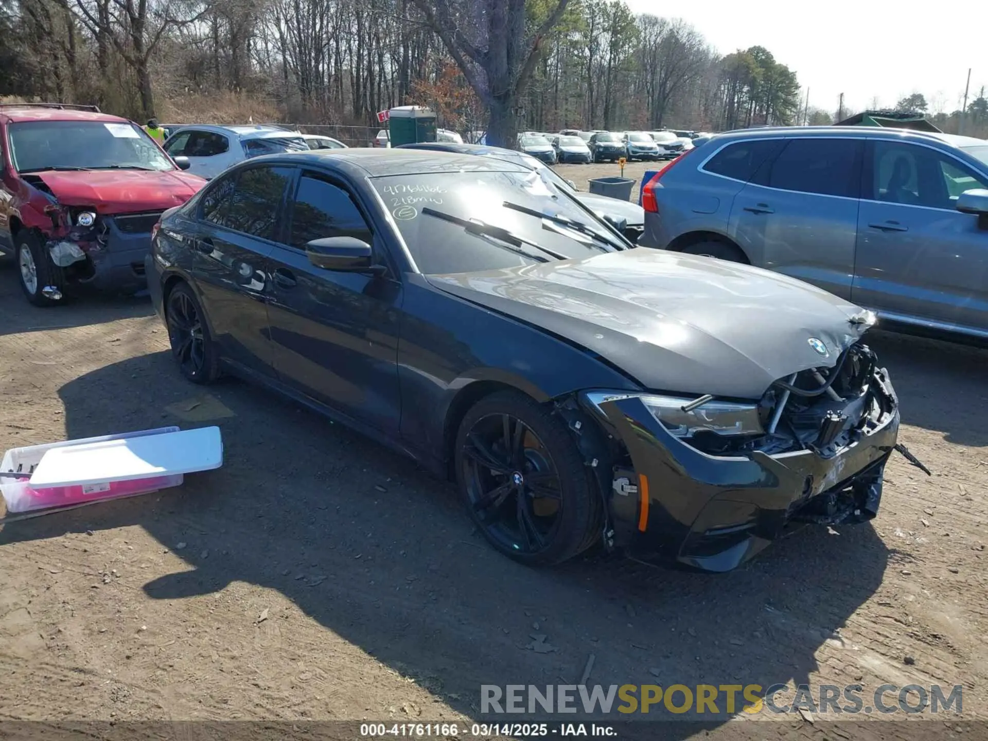 1 Photograph of a damaged car 3MW5R7J01M8B70024 BMW 330I 2021