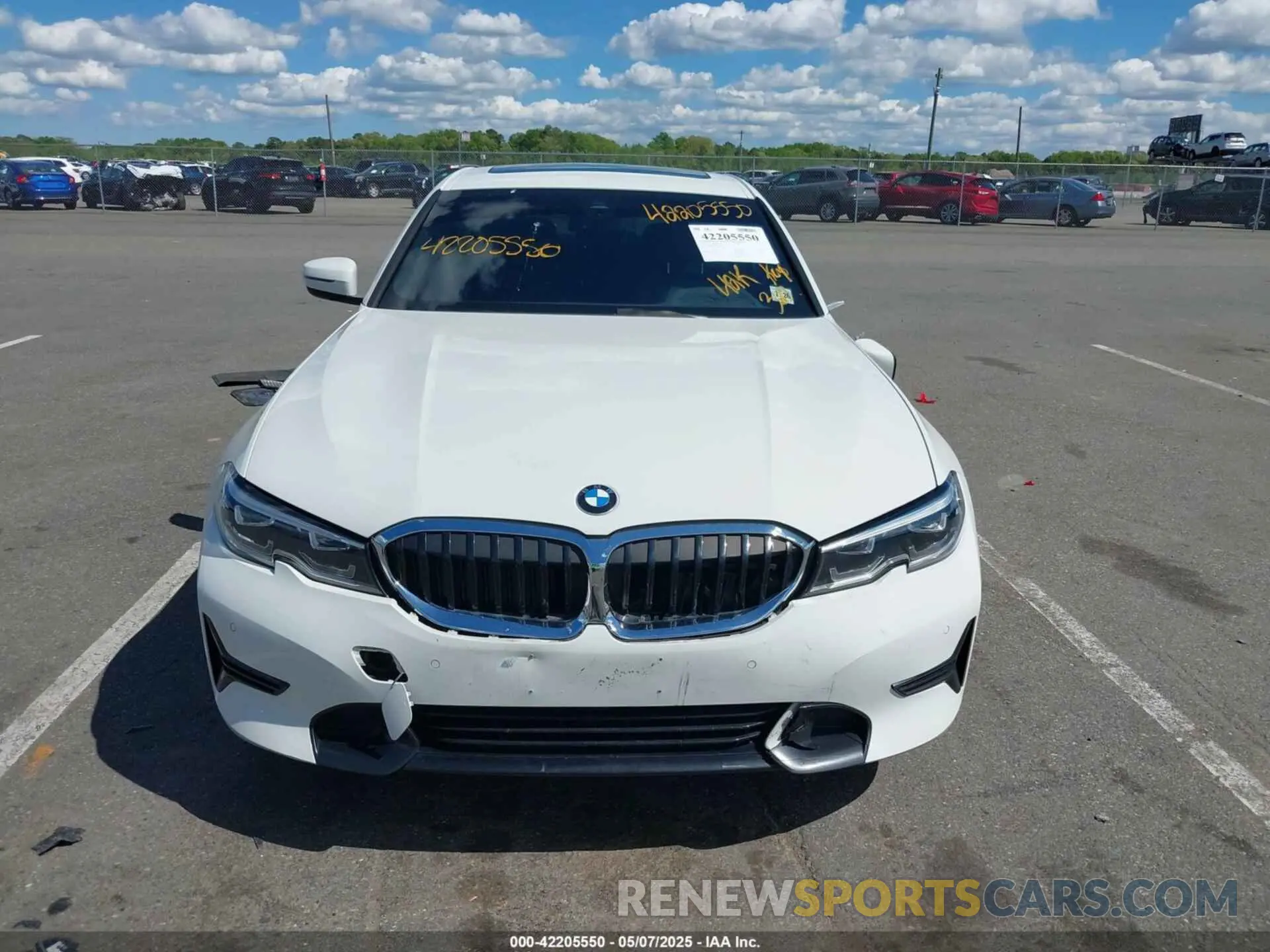 12 Photograph of a damaged car 3MW5R7J02M8B52034 BMW 330I 2021