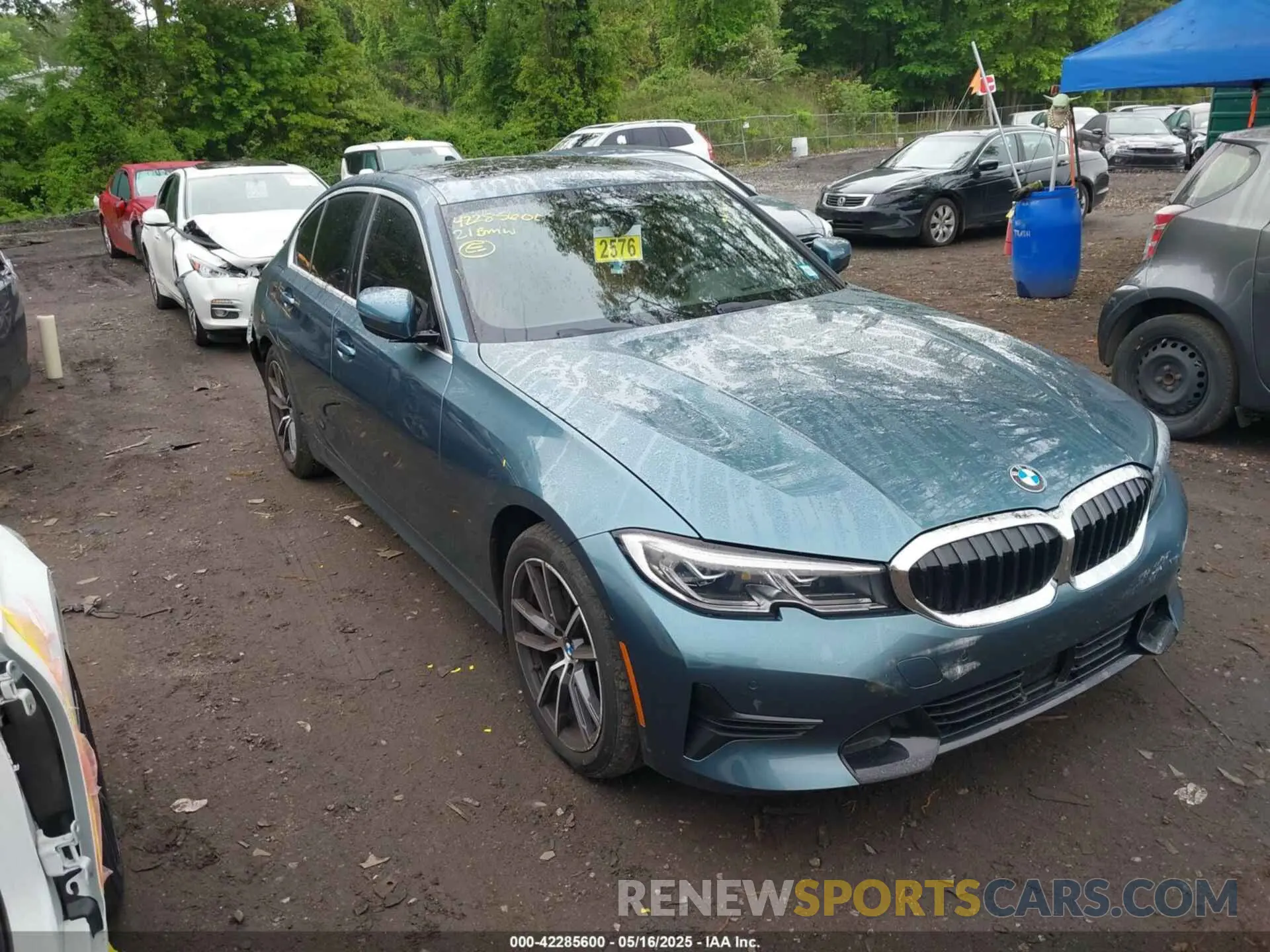 1 Photograph of a damaged car 3MW5R7J02M8B84918 BMW 330I 2021
