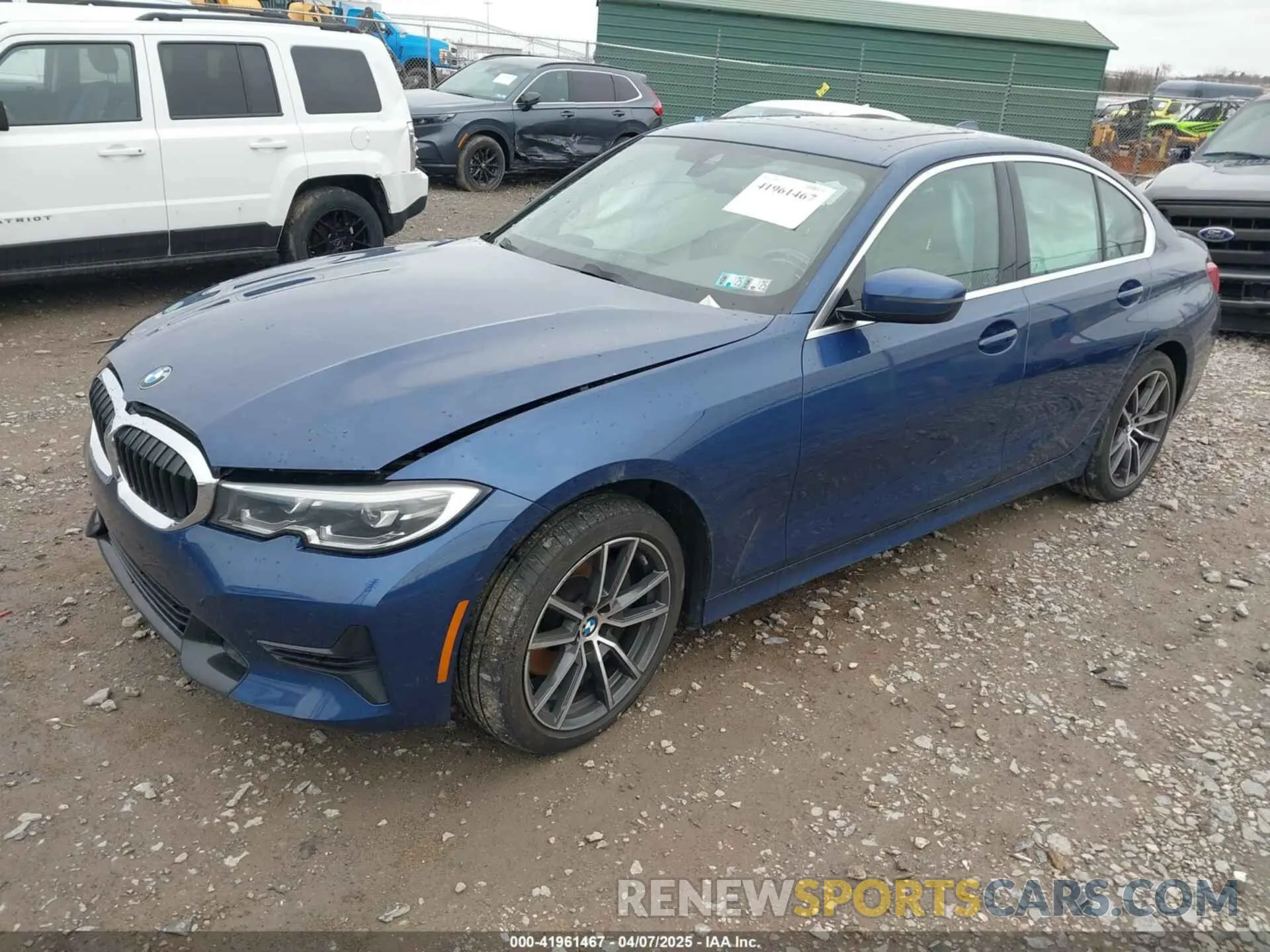 2 Photograph of a damaged car 3MW5R7J02M8C03547 BMW 330I 2021