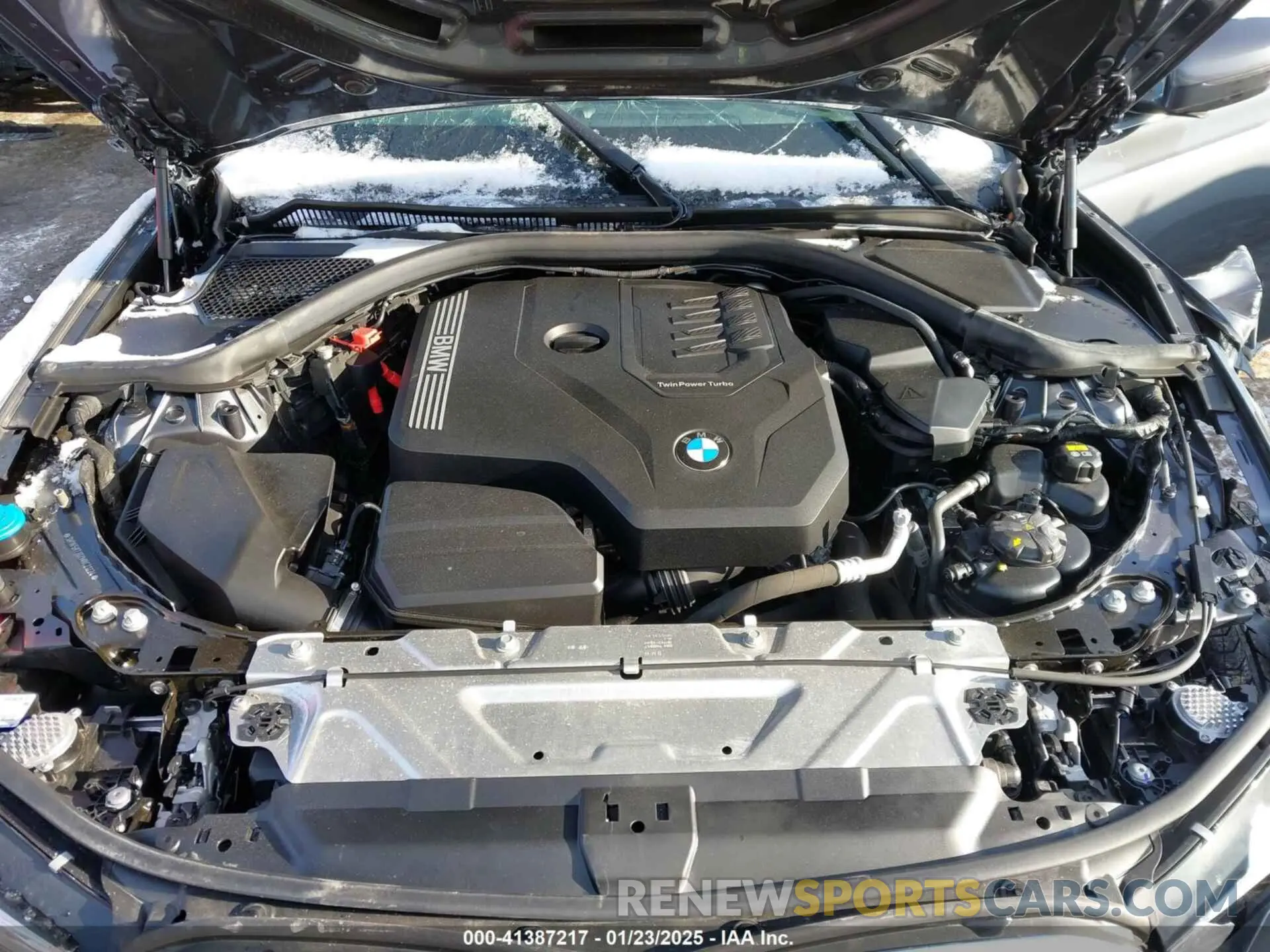 10 Photograph of a damaged car 3MW5R7J02M8C21224 BMW 330I 2021
