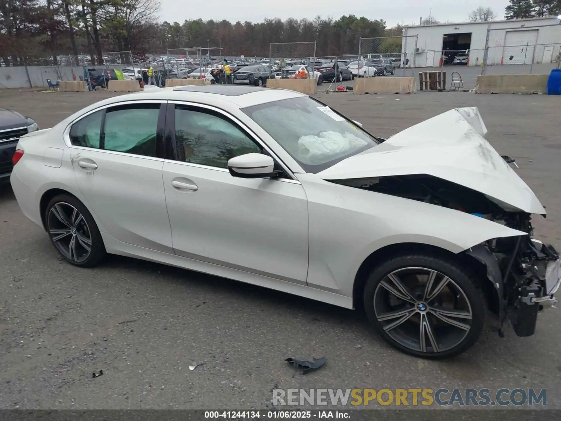 12 Photograph of a damaged car 3MW5R7J03M8B65004 BMW 330I 2021