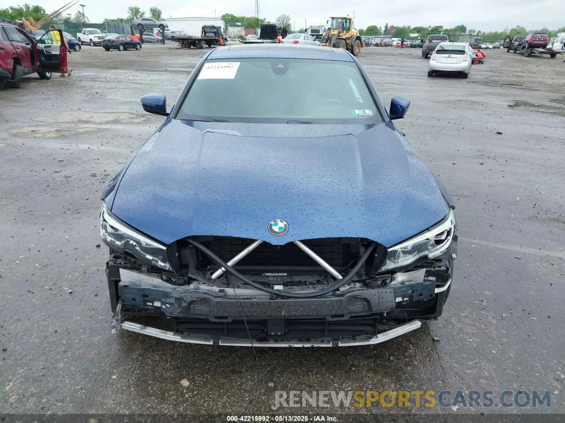13 Photograph of a damaged car 3MW5R7J04M8B97542 BMW 330I 2021