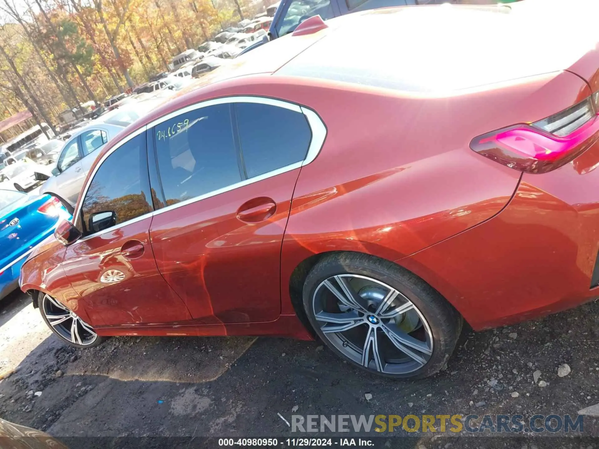 14 Photograph of a damaged car 3MW5R7J06M8B48407 BMW 330I 2021