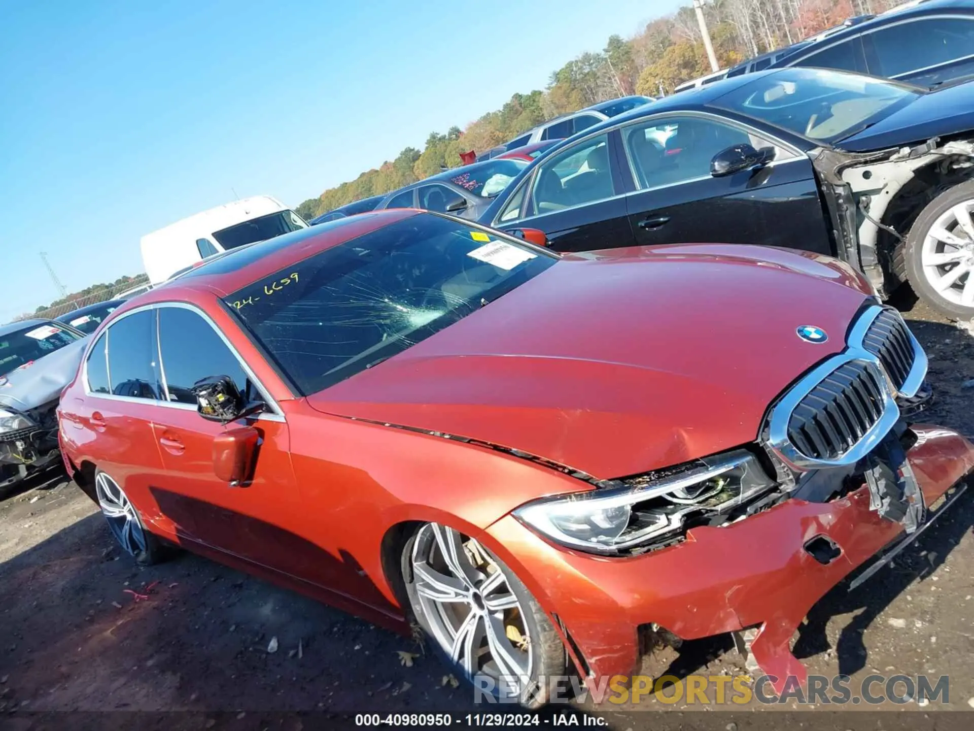 17 Photograph of a damaged car 3MW5R7J06M8B48407 BMW 330I 2021