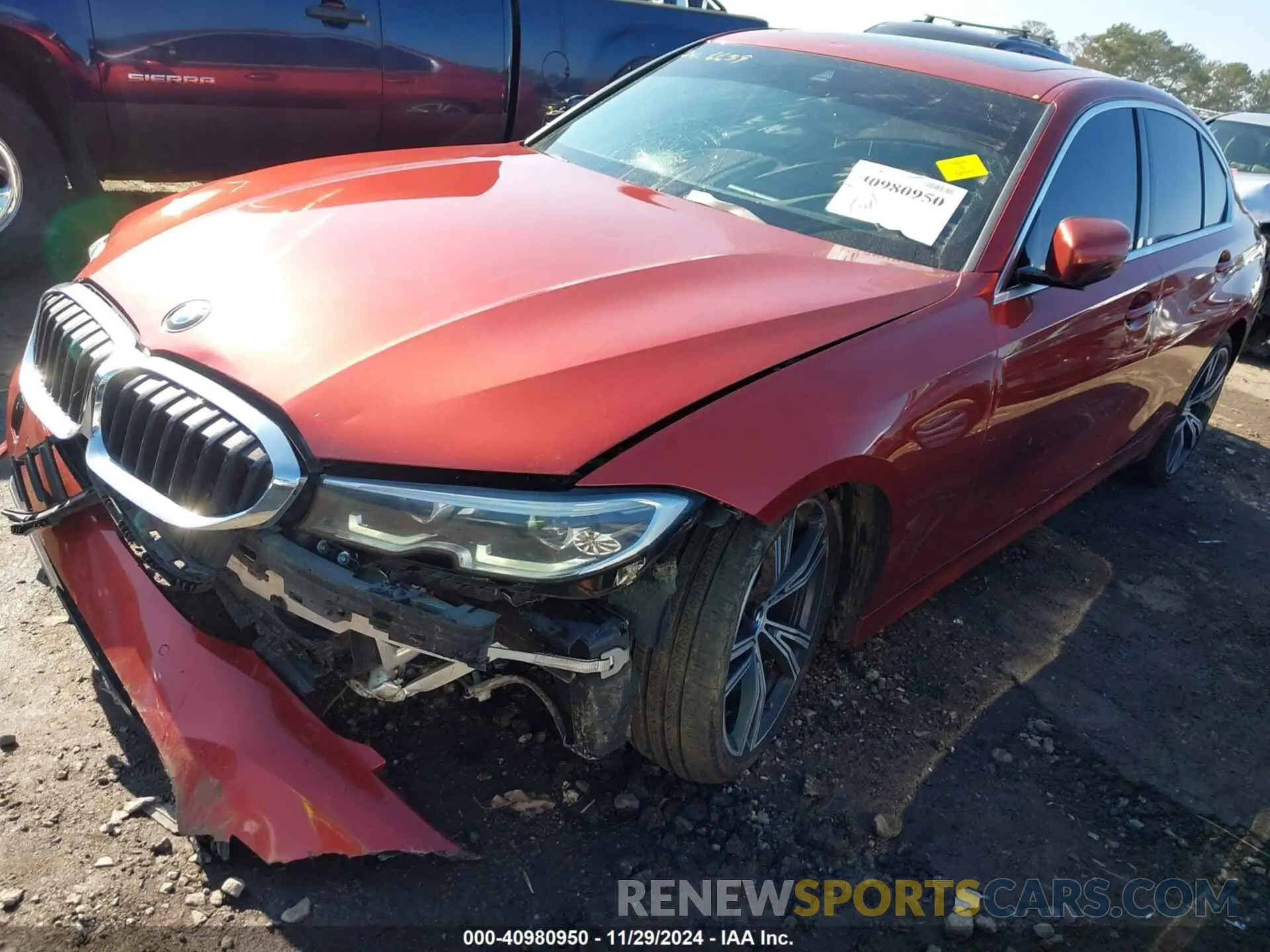 2 Photograph of a damaged car 3MW5R7J06M8B48407 BMW 330I 2021
