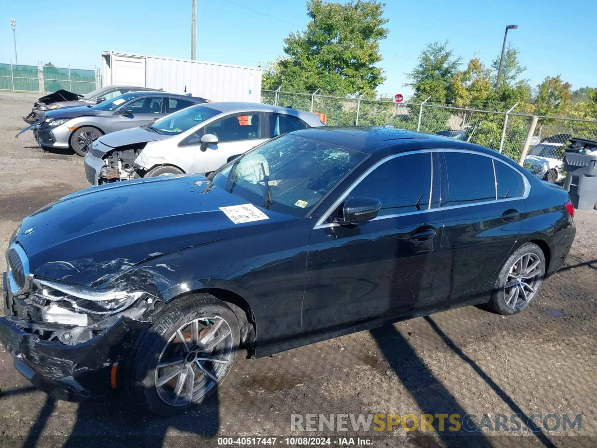 14 Photograph of a damaged car 3MW5R7J06M8B88213 BMW 330I 2021