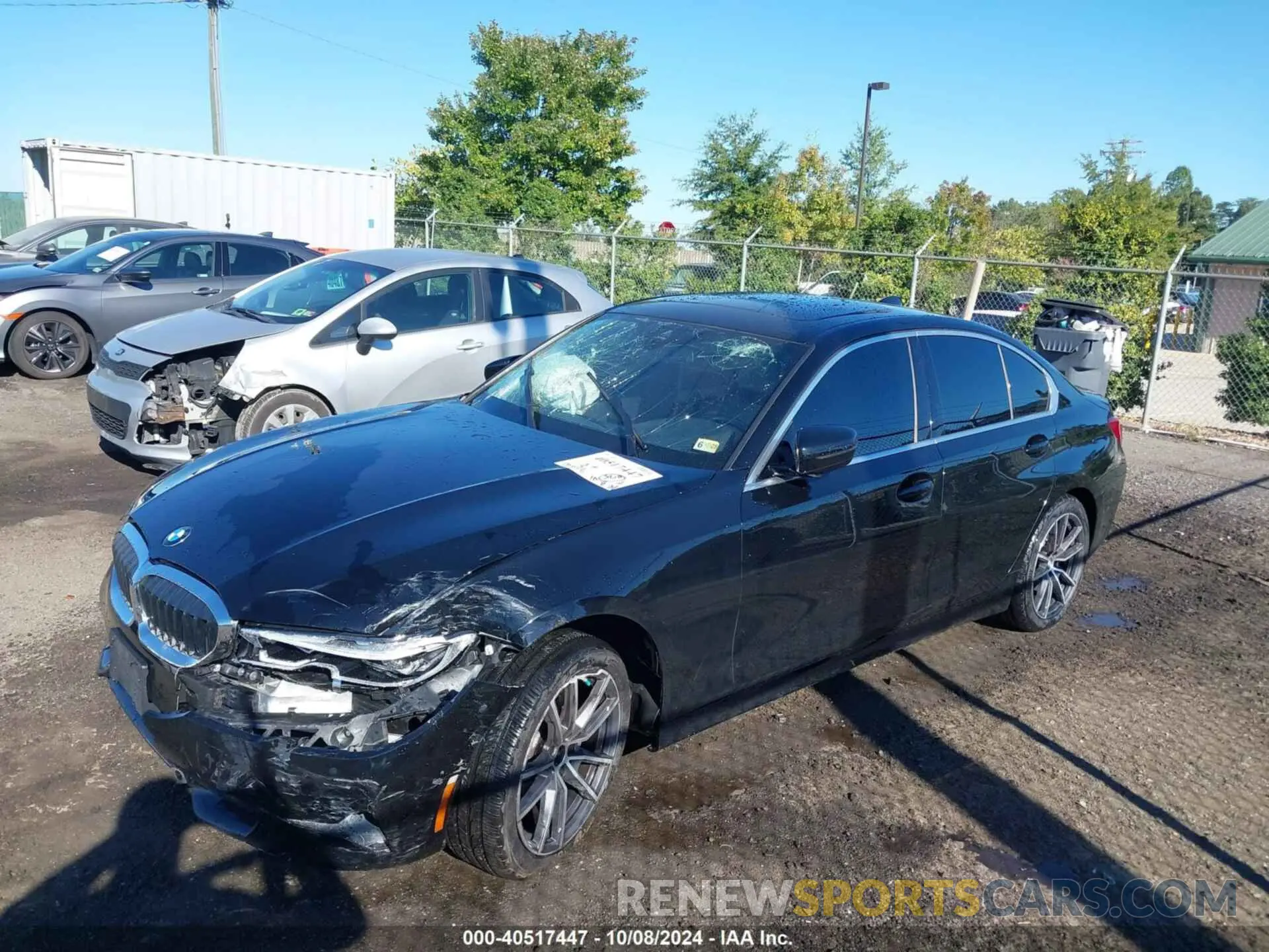 2 Photograph of a damaged car 3MW5R7J06M8B88213 BMW 330I 2021