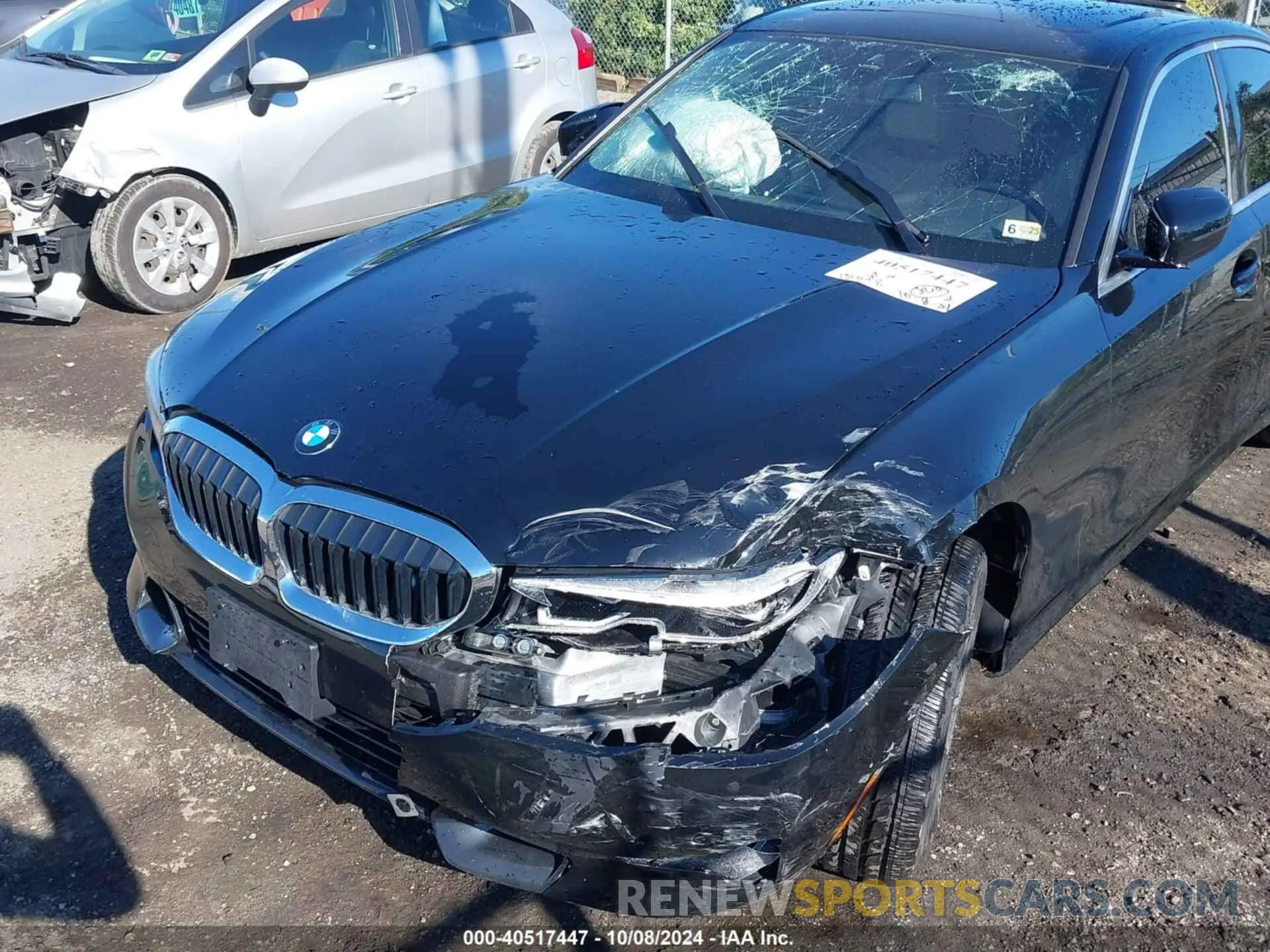 6 Photograph of a damaged car 3MW5R7J06M8B88213 BMW 330I 2021
