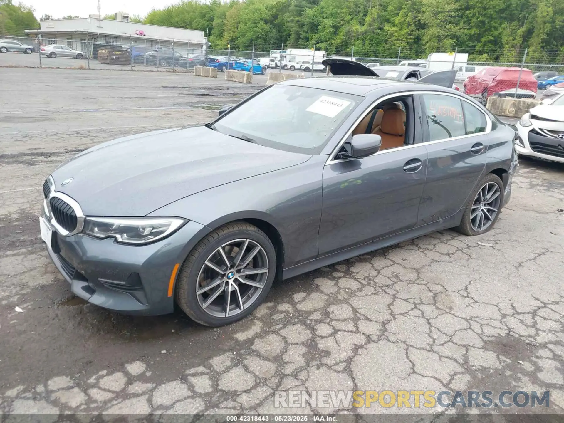 2 Photograph of a damaged car 3MW5R7J07M8B65104 BMW 330I 2021