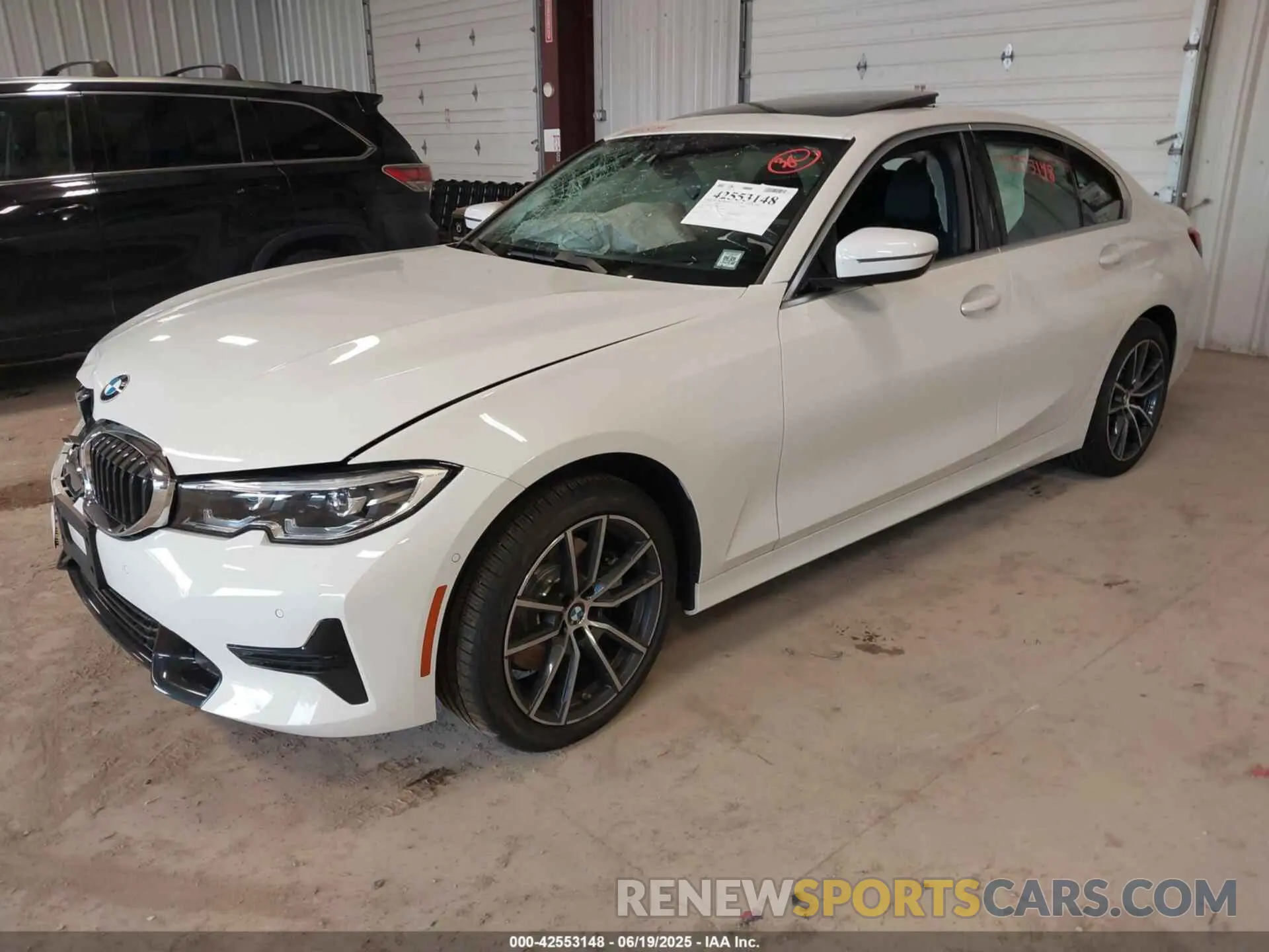 2 Photograph of a damaged car 3MW5R7J08M8B81988 BMW 330I 2021