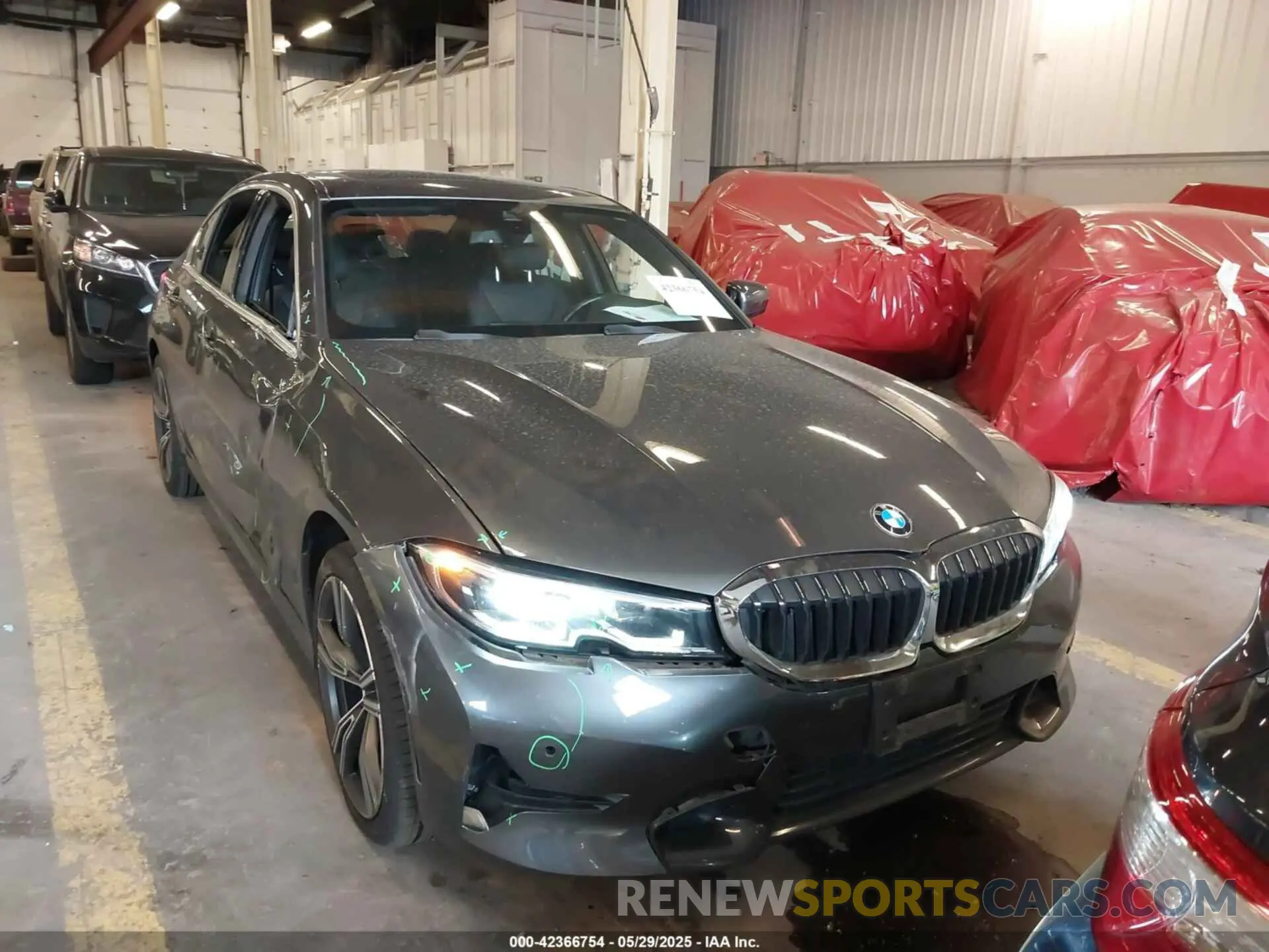 13 Photograph of a damaged car 3MW5R7J09M8C00676 BMW 330I 2021