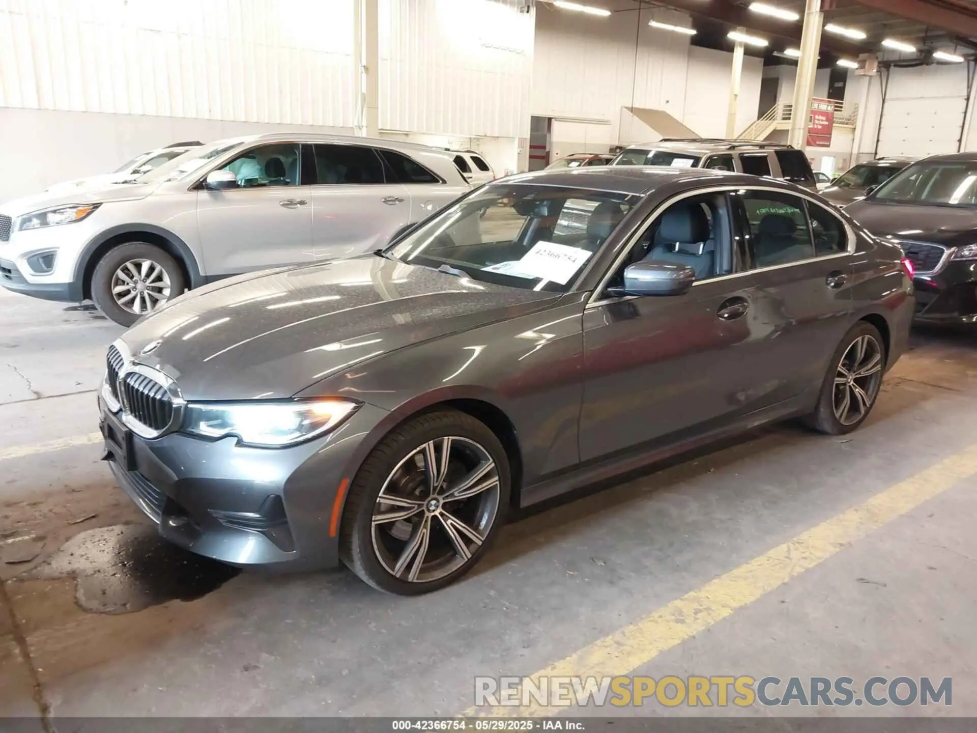 2 Photograph of a damaged car 3MW5R7J09M8C00676 BMW 330I 2021