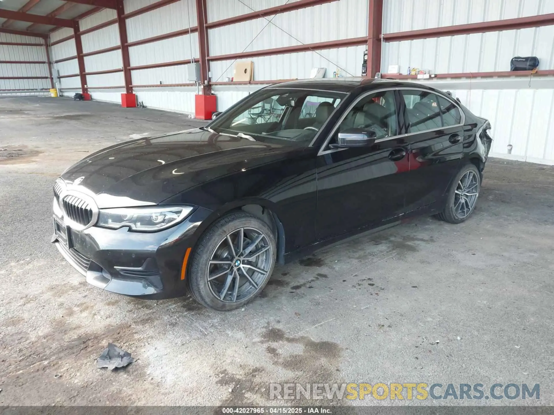 2 Photograph of a damaged car 3MW5R7J0XM8B58647 BMW 330I 2021