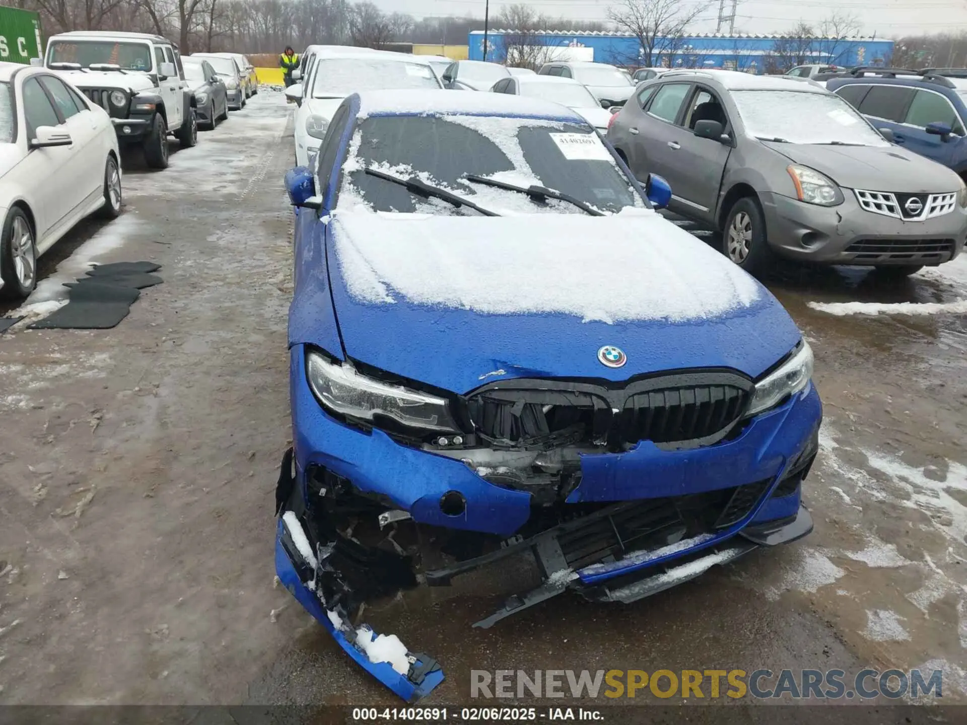 12 Photograph of a damaged car 3MW5R7J0XM8B72564 BMW 330I 2021
