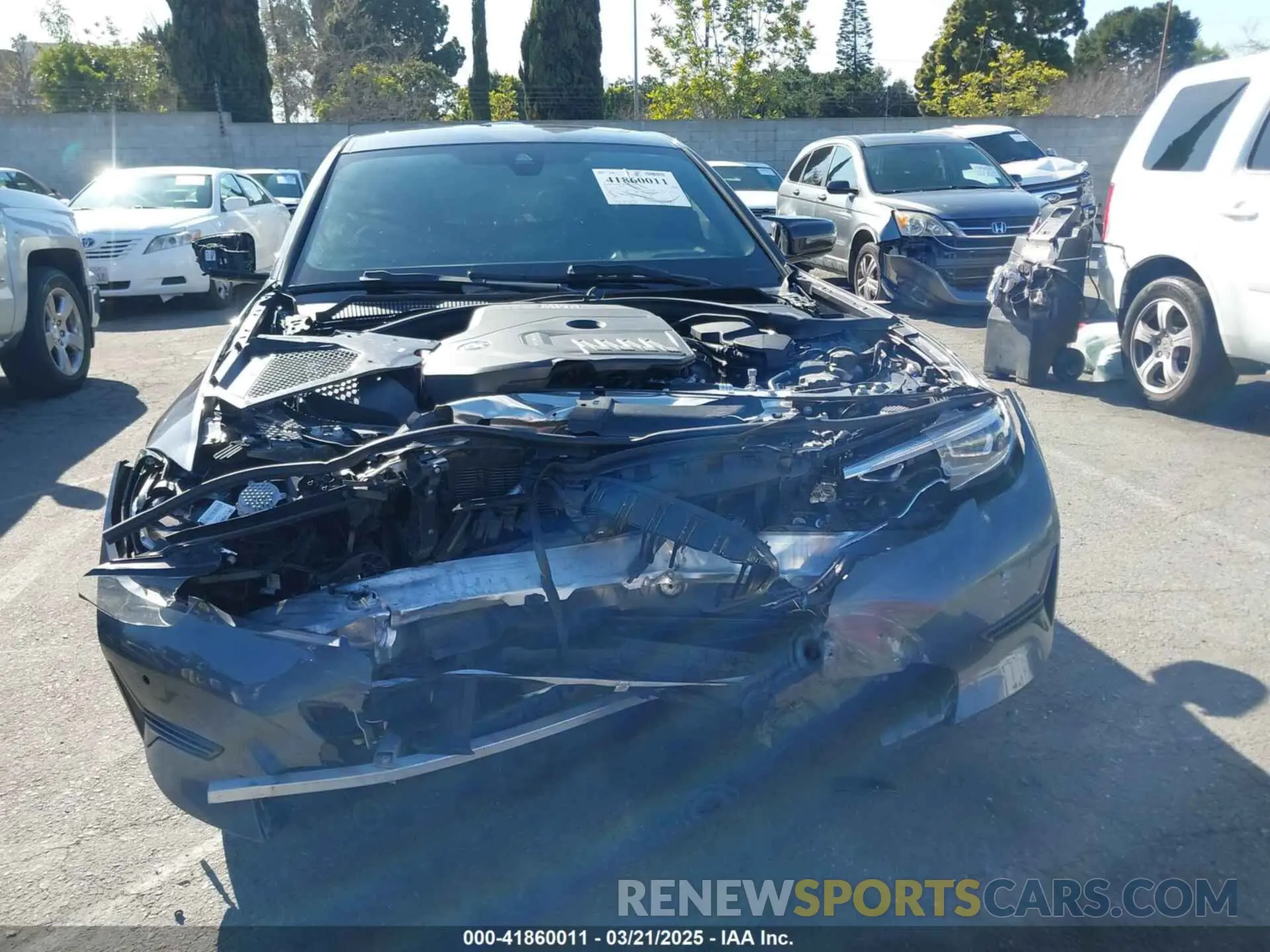 12 Photograph of a damaged car WBA5R7C06MFL21234 BMW 330I 2021