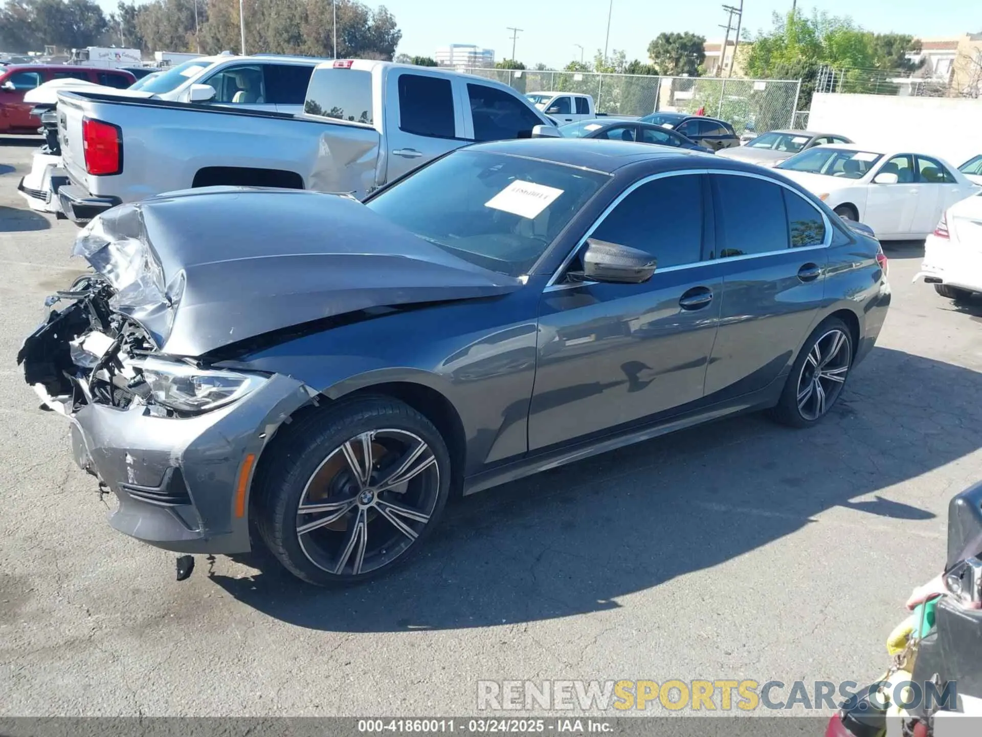 2 Photograph of a damaged car WBA5R7C06MFL21234 BMW 330I 2021