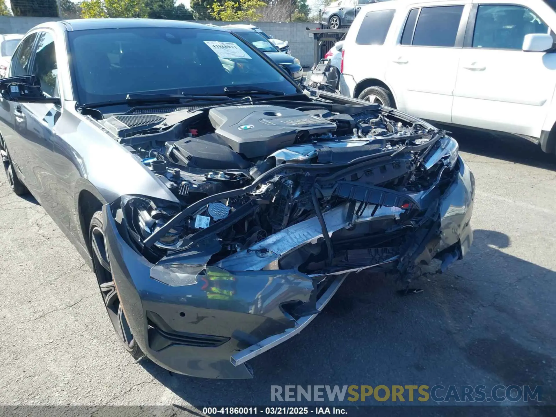 6 Photograph of a damaged car WBA5R7C06MFL21234 BMW 330I 2021