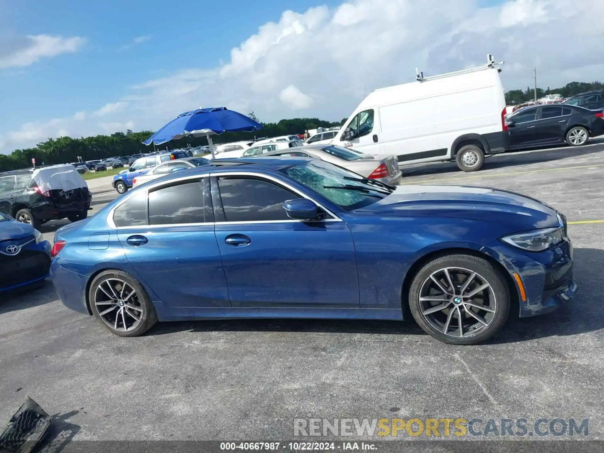 13 Photograph of a damaged car 3MW5R1J02N8C27863 BMW 330I 2022