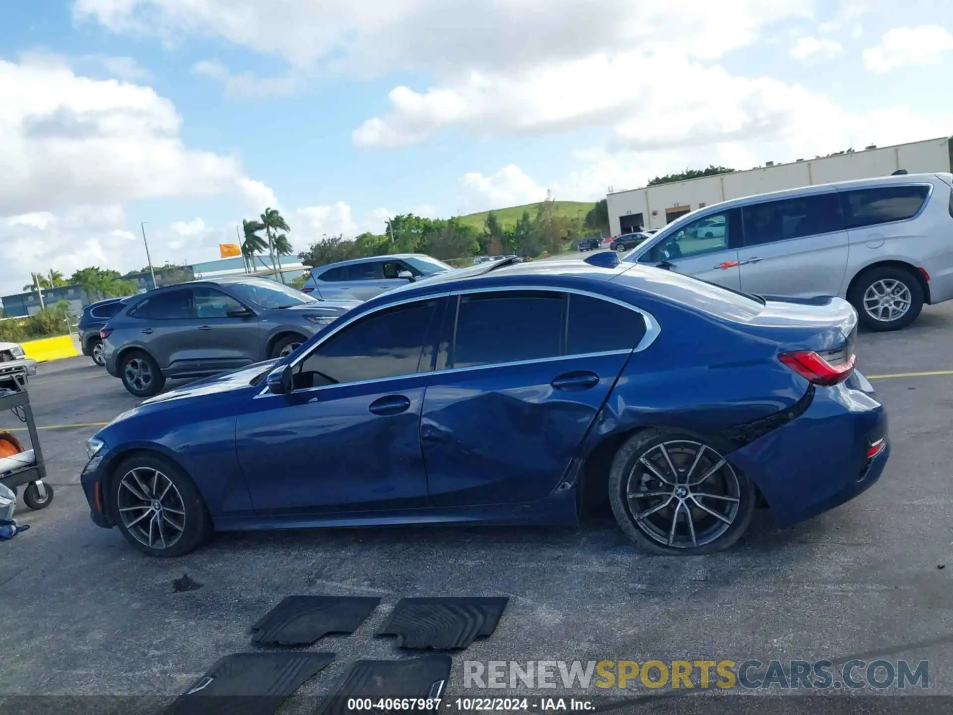 14 Photograph of a damaged car 3MW5R1J02N8C27863 BMW 330I 2022