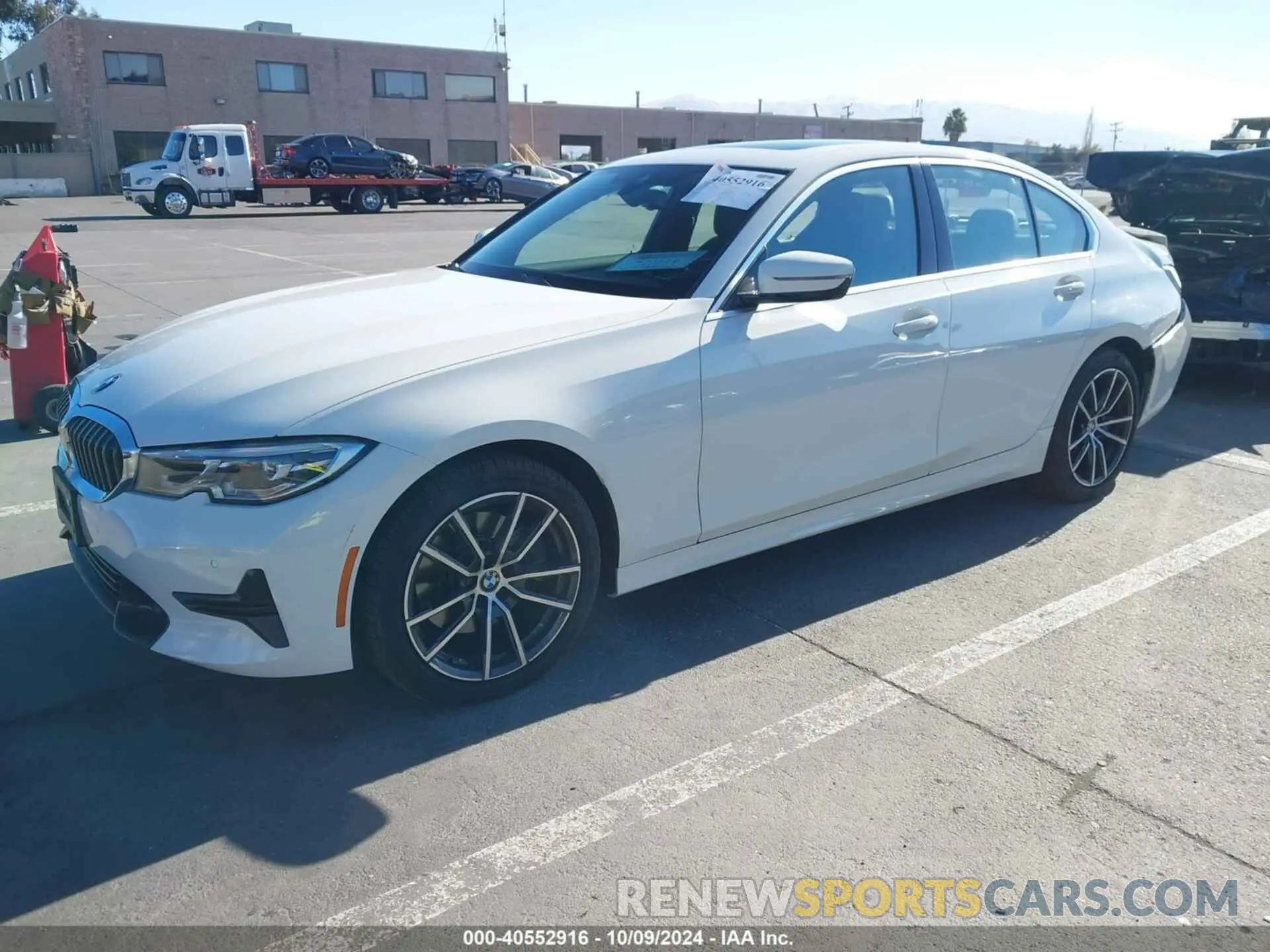2 Photograph of a damaged car 3MW5R1J02N8C39933 BMW 330I 2022